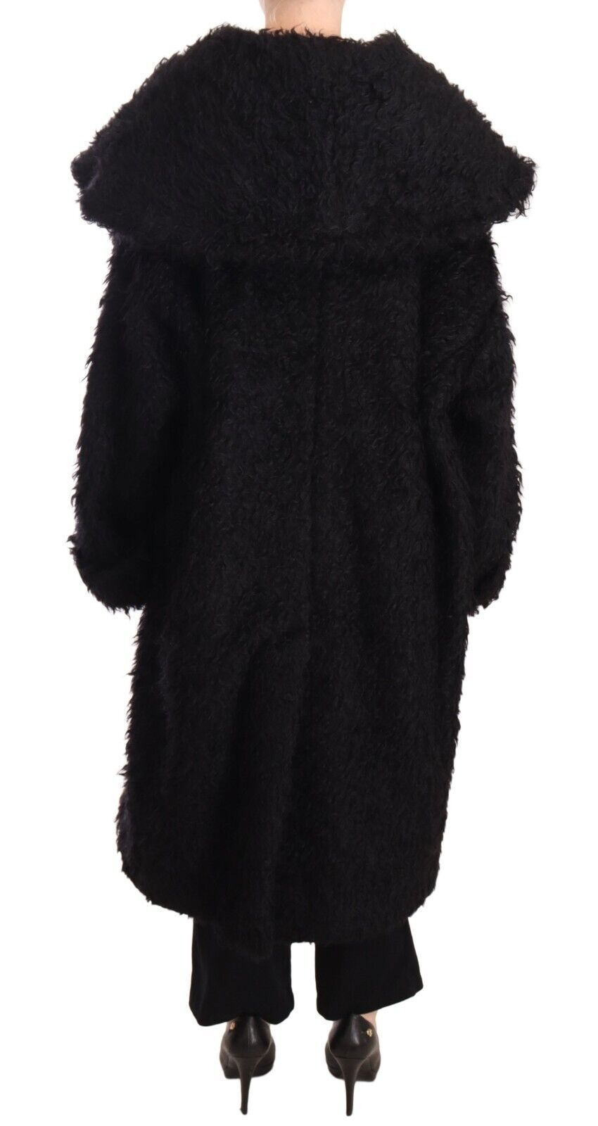 Sleek Runway Fur Cape Trench Jacket - ventzia