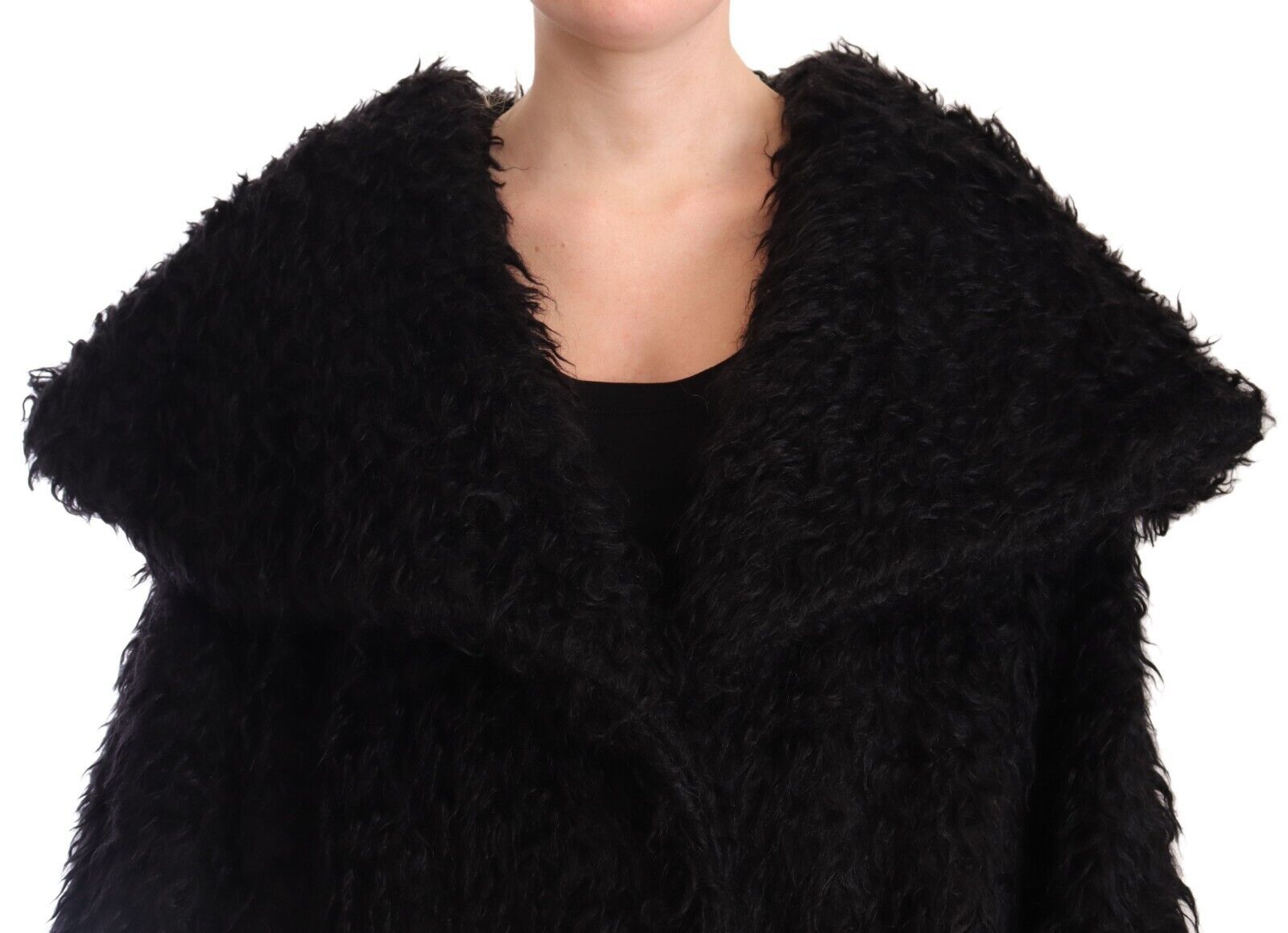 Sleek Runway Fur Cape Trench Jacket - ventzia