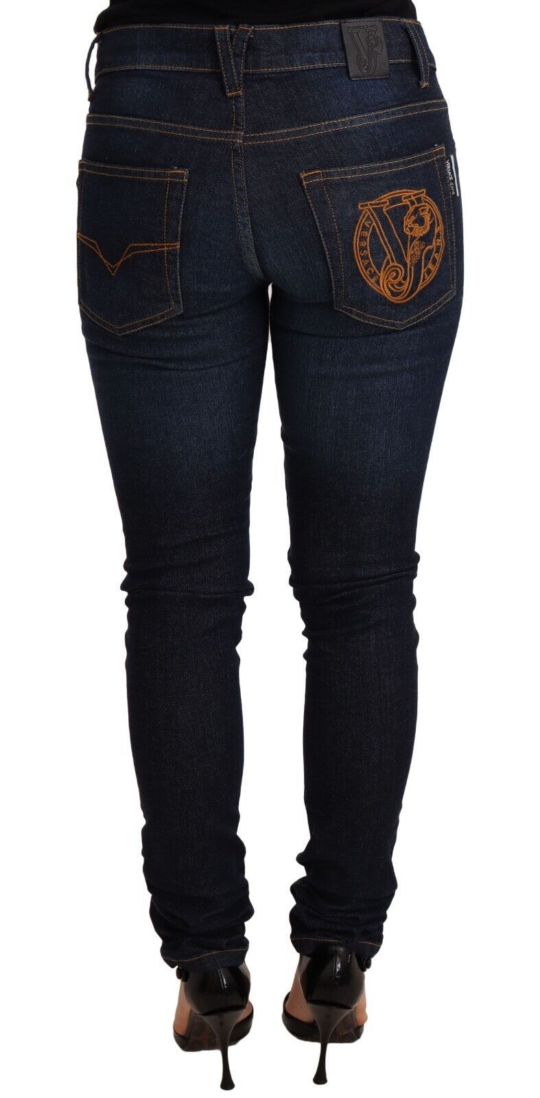 Elegant Low Waist Skinny Designer Jeans - ventzia