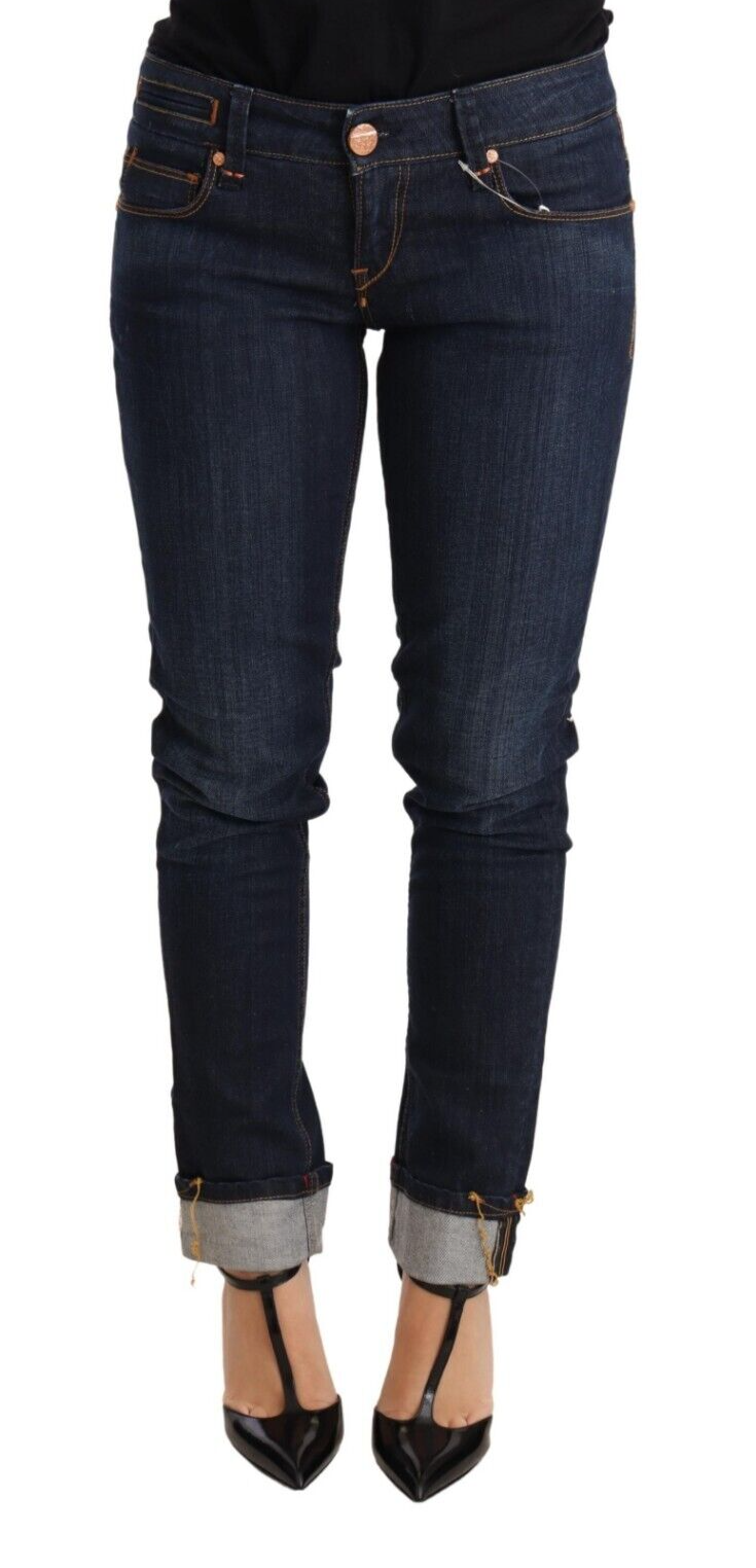 Chic Low Waist Skinny Denim - ventzia