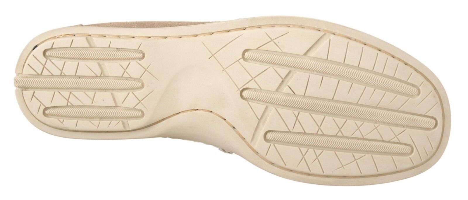 Elegant Beige Suede Moccasins for the Discerning Gentleman - ventzia