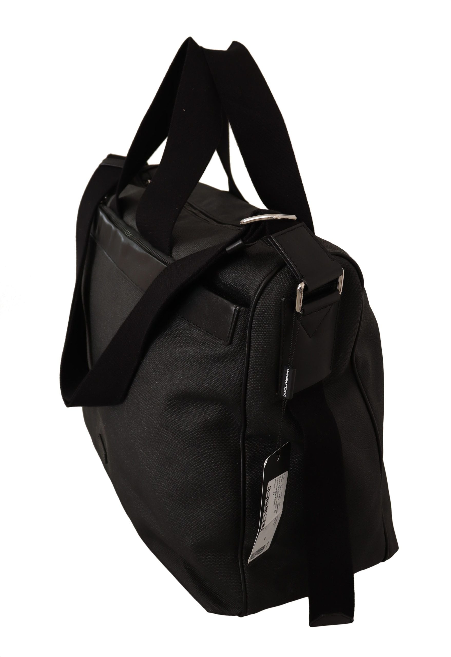 Elegant Men's Denim & Leather Messenger Bag - ventzia