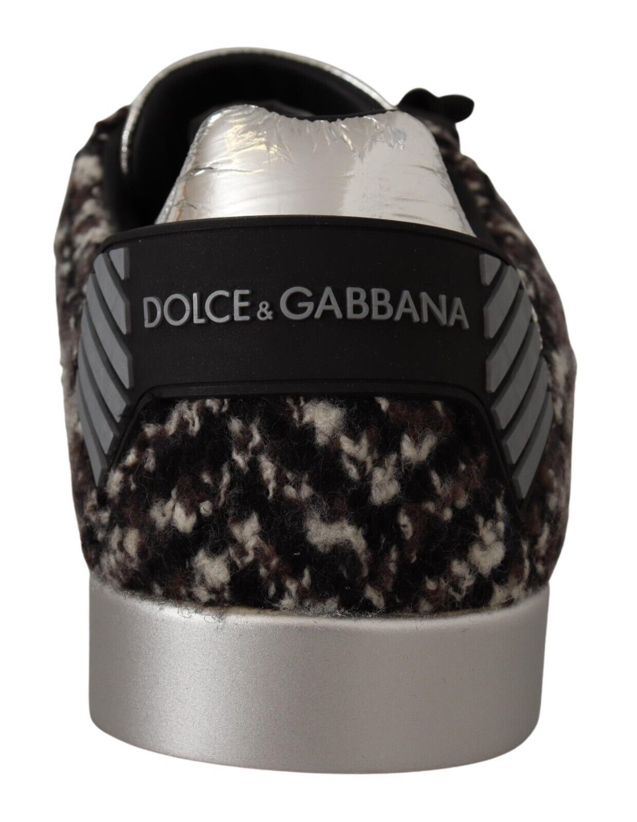 Silver Elegance Leather Sneakers - ventzia
