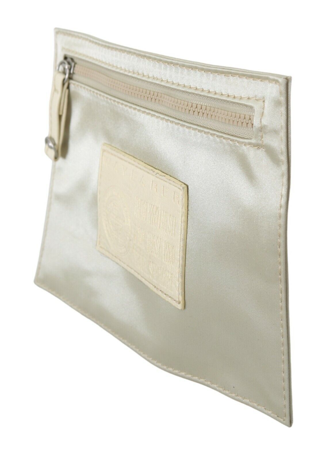 Elegant White Fabric Coin Wallet - ventzia
