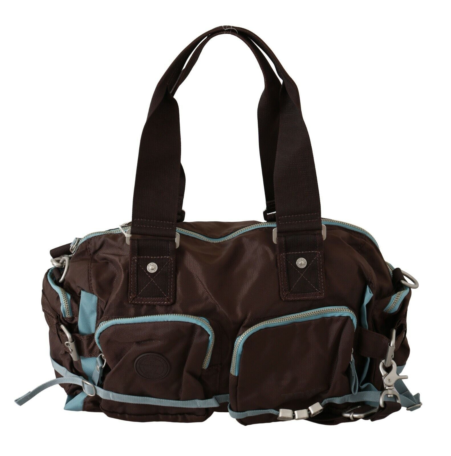 Elegant Duffel Travel Bag in Earthy Brown - ventzia