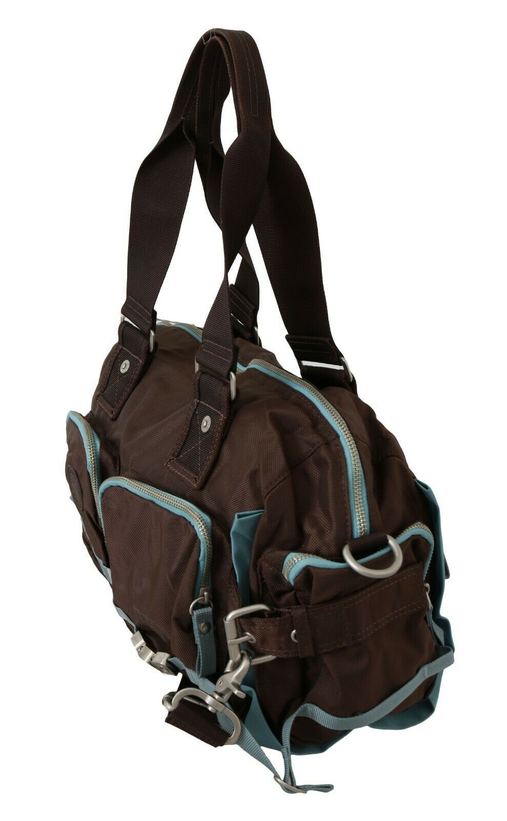 Elegant Duffel Travel Bag in Earthy Brown - ventzia