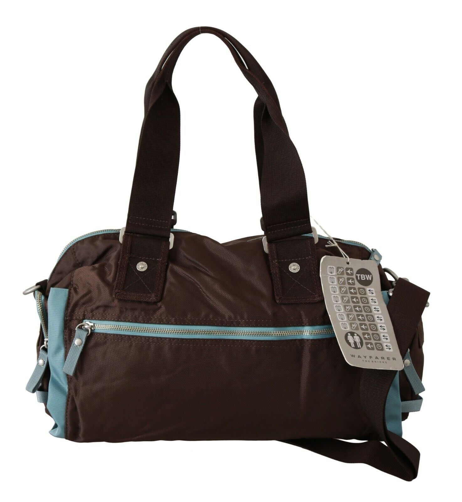 Elegant Duffel Travel Bag in Earthy Brown - ventzia