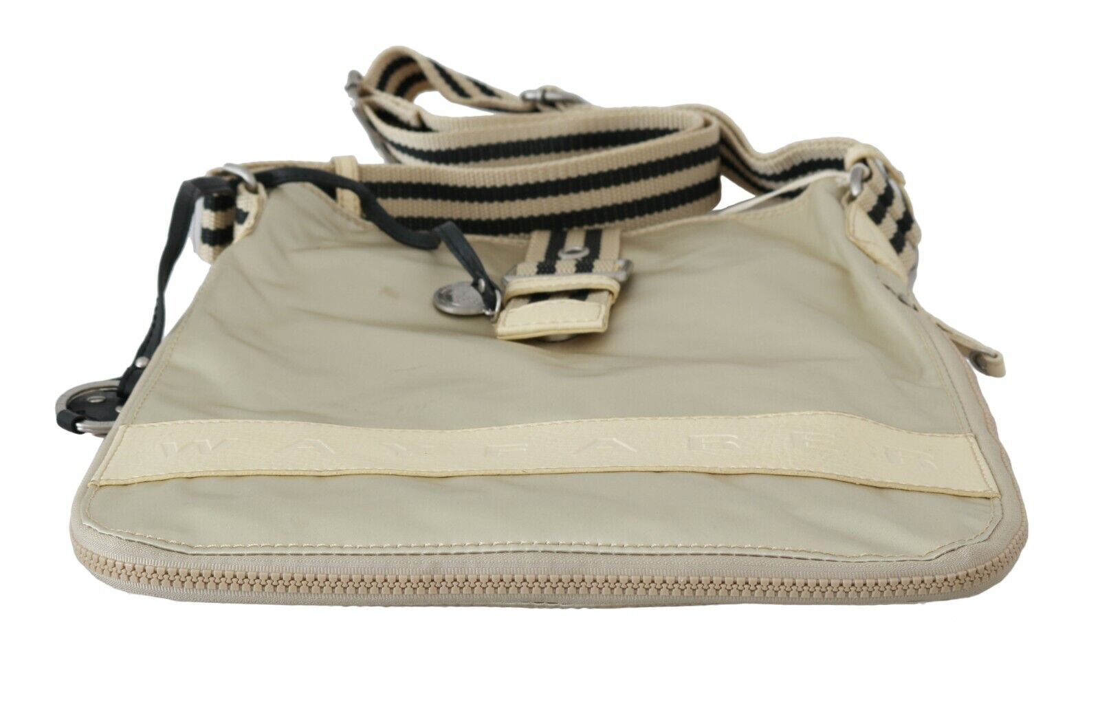 Chic Beige Fabric Handbag - ventzia