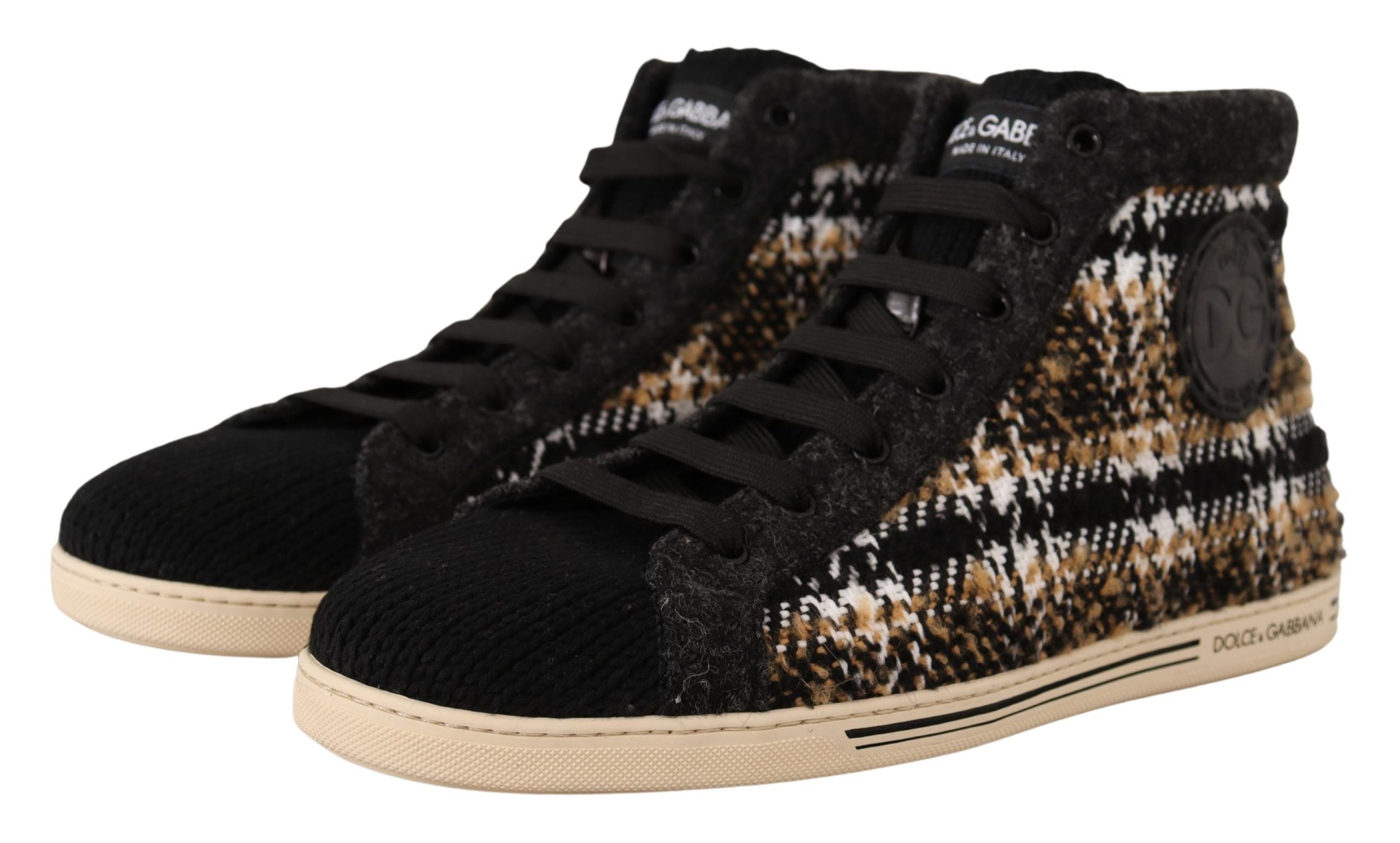 Beige High Top Fashion Sneakers - ventzia