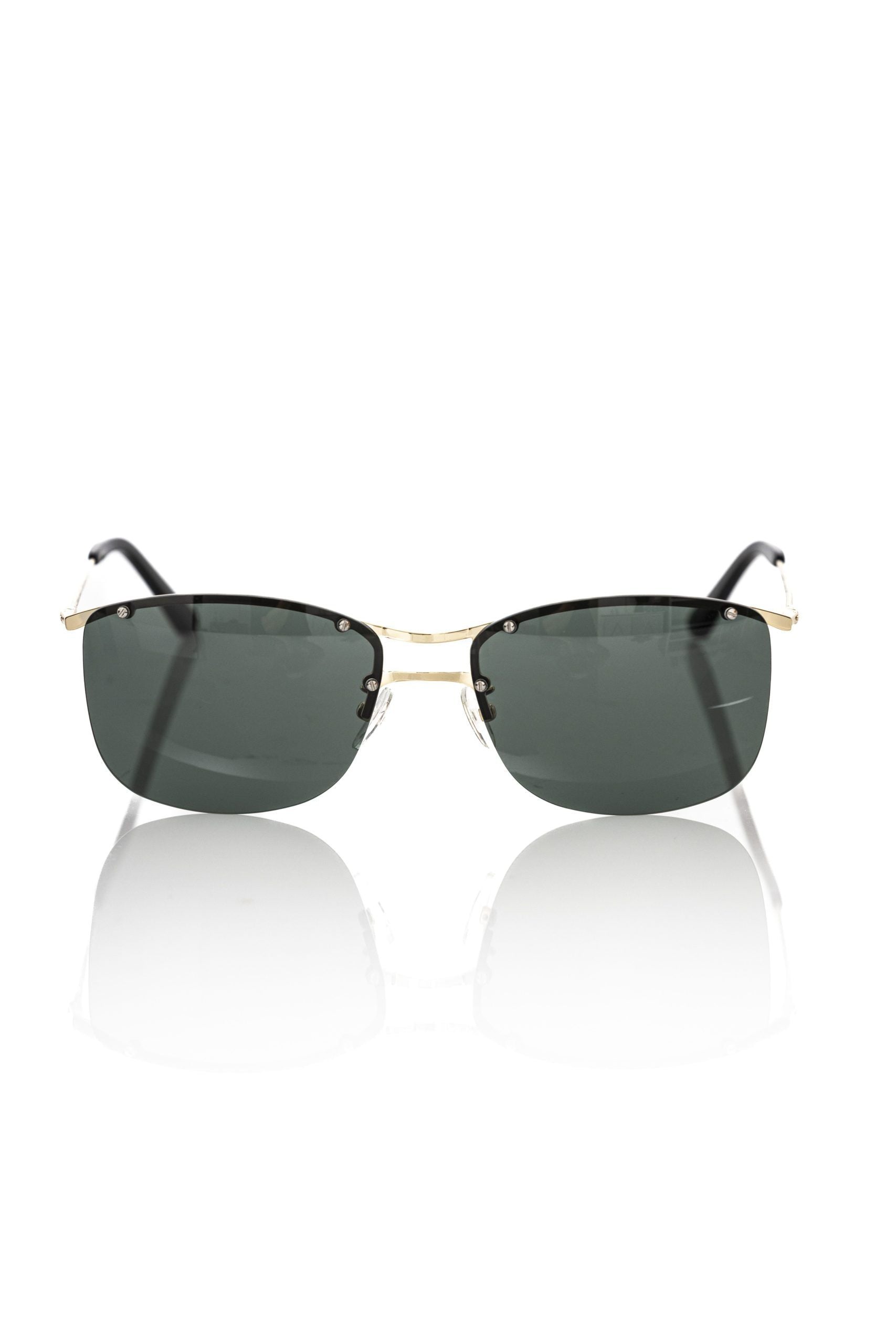 Black Metallic Fiber Men Sunglass - ventzia