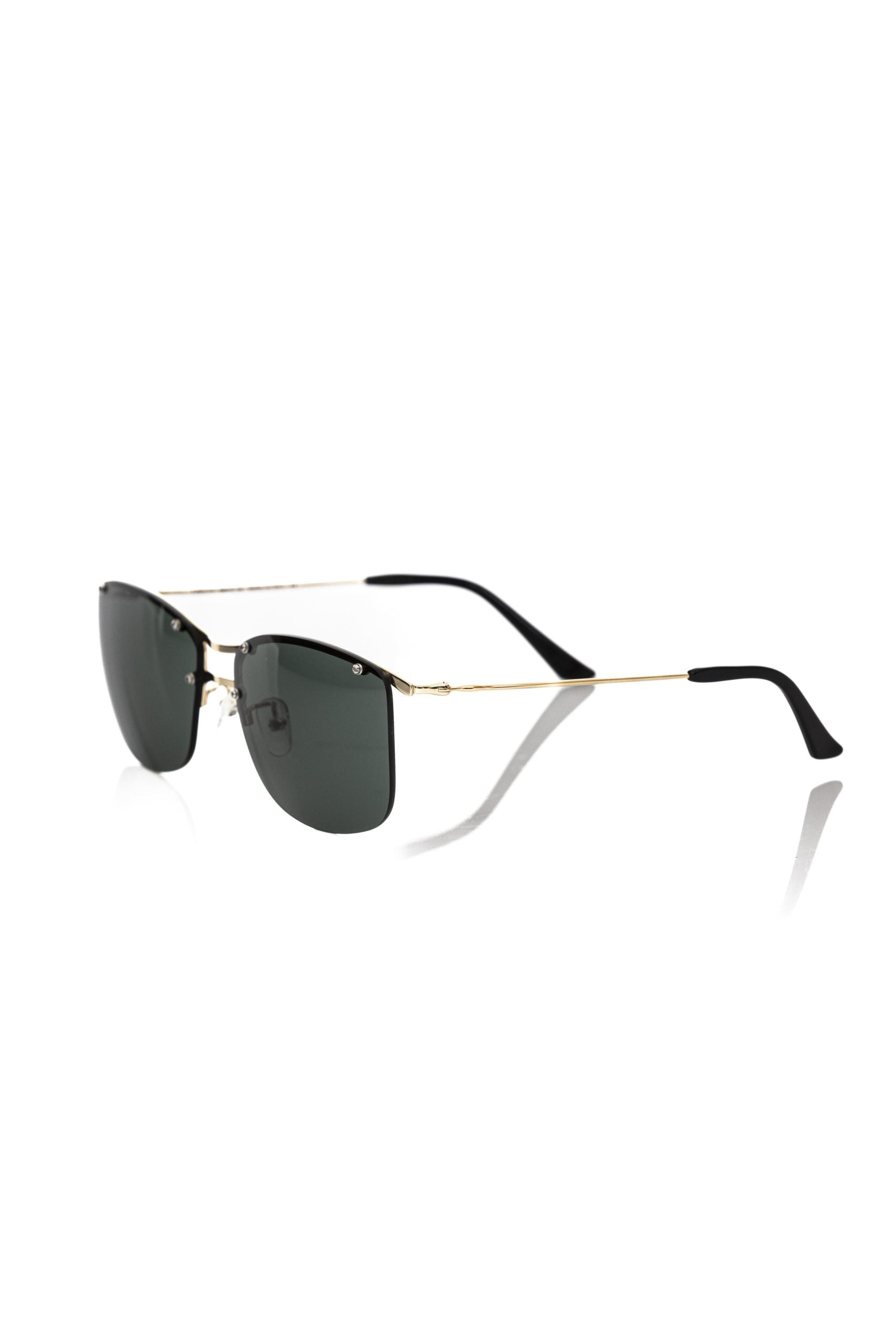 Black Metallic Fiber Men Sunglass - ventzia
