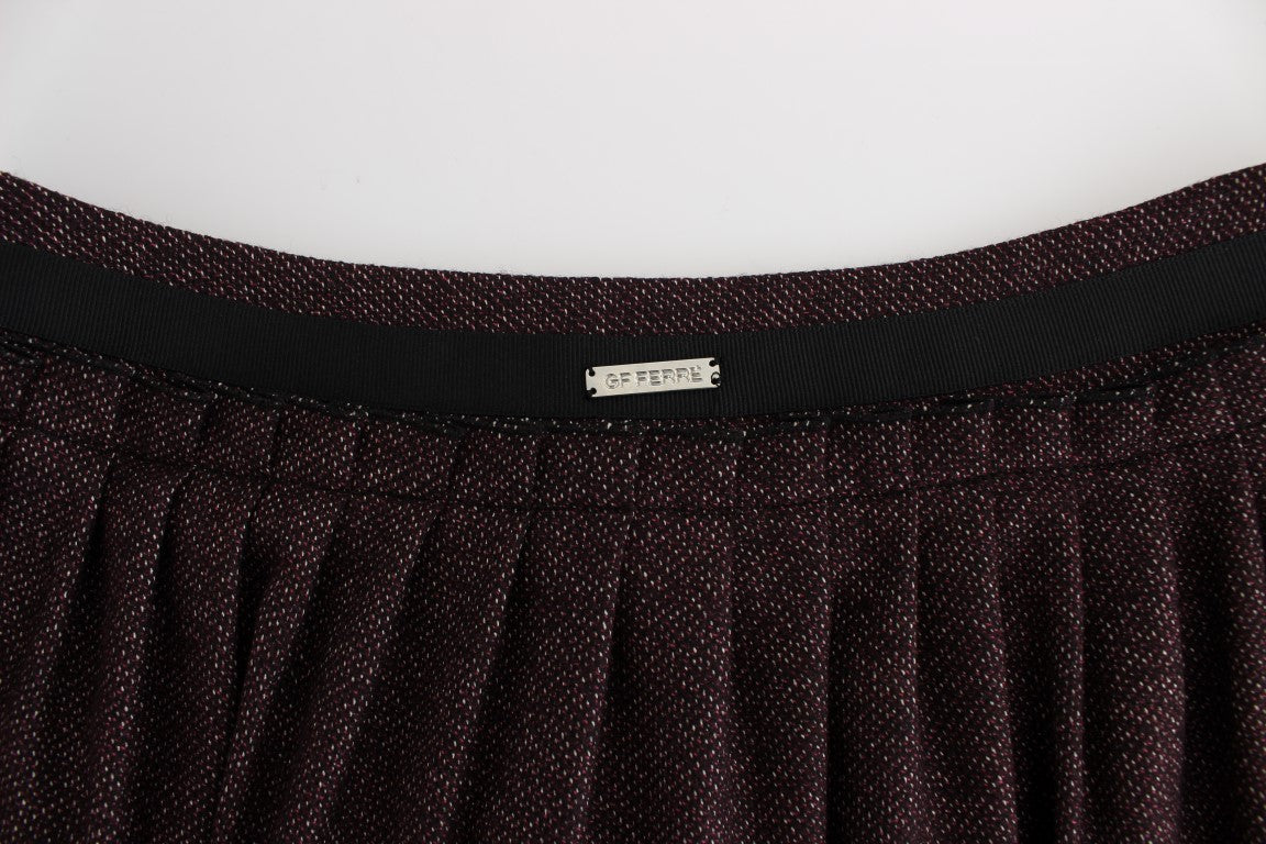 Chic Purple Mini Skirt for Elegant Evenings - ventzia