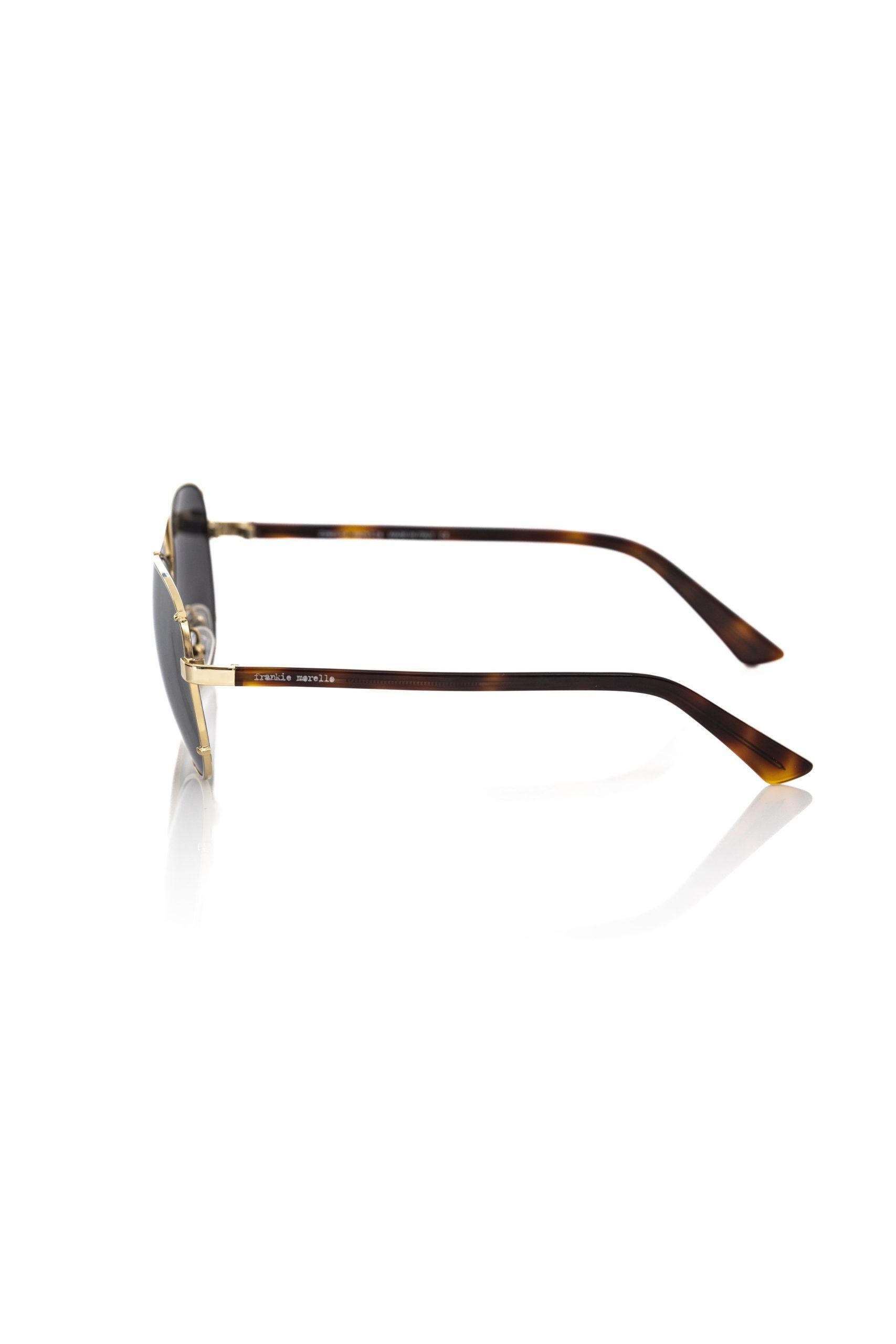 Gold Metallic Fiber Men's Sunglass - ventzia