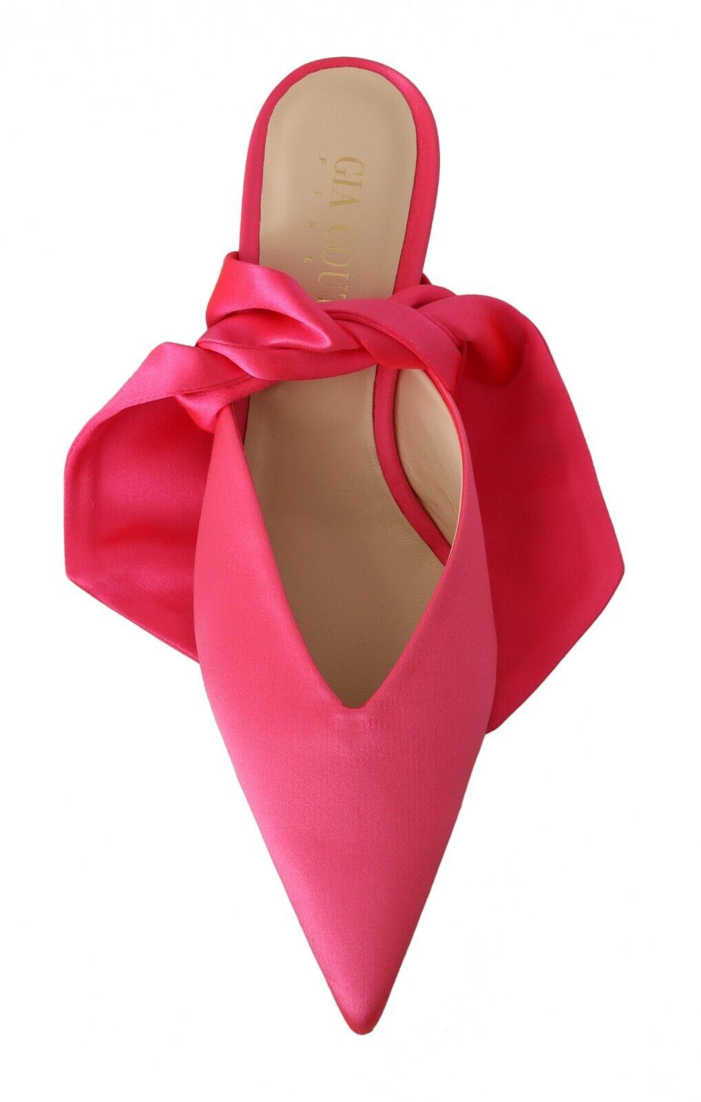Pink Leather Lace Up Kitten Heels Pumps Shoes - ventzia
