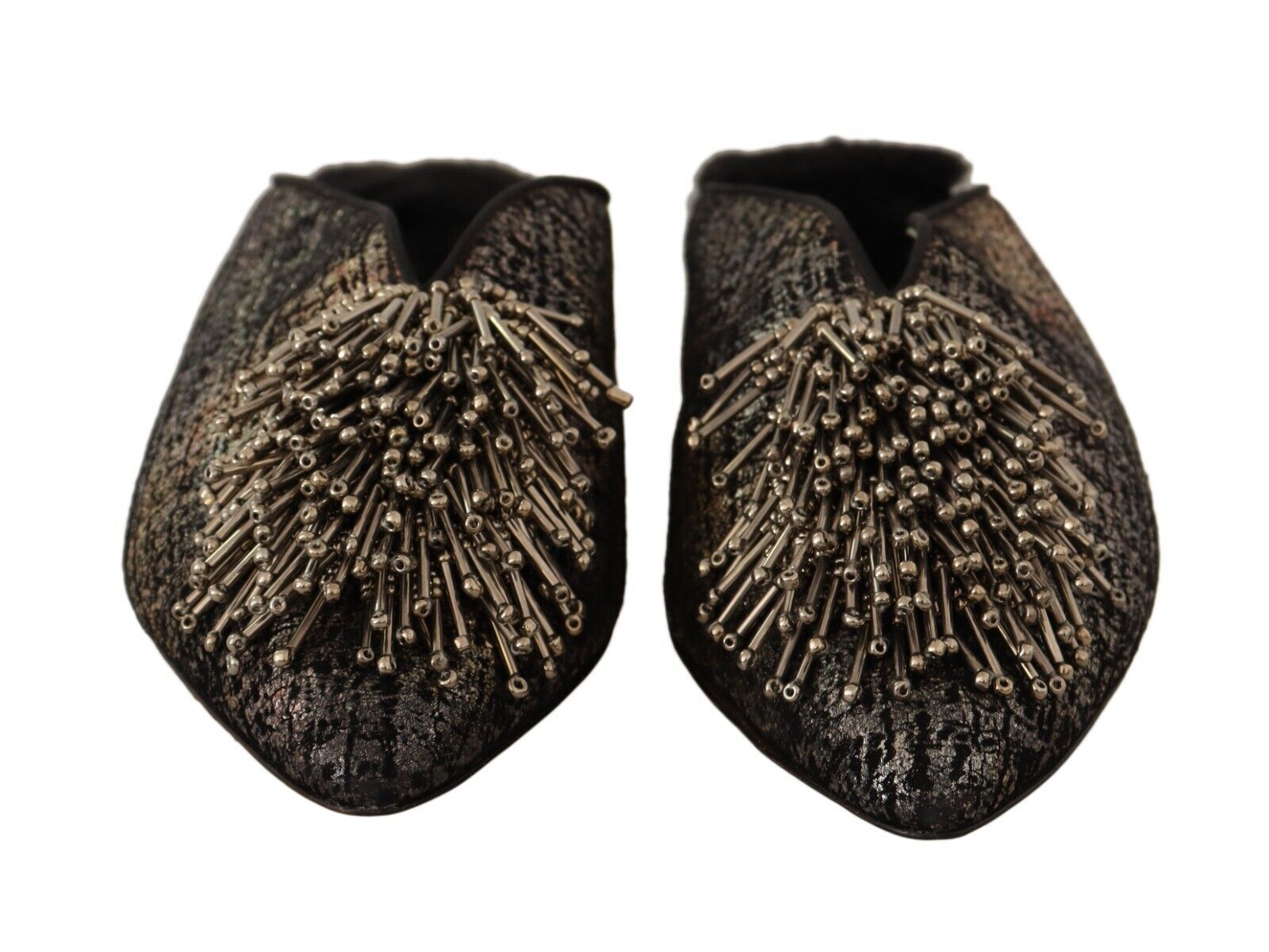 Golden Enchantment Leather Flats - ventzia