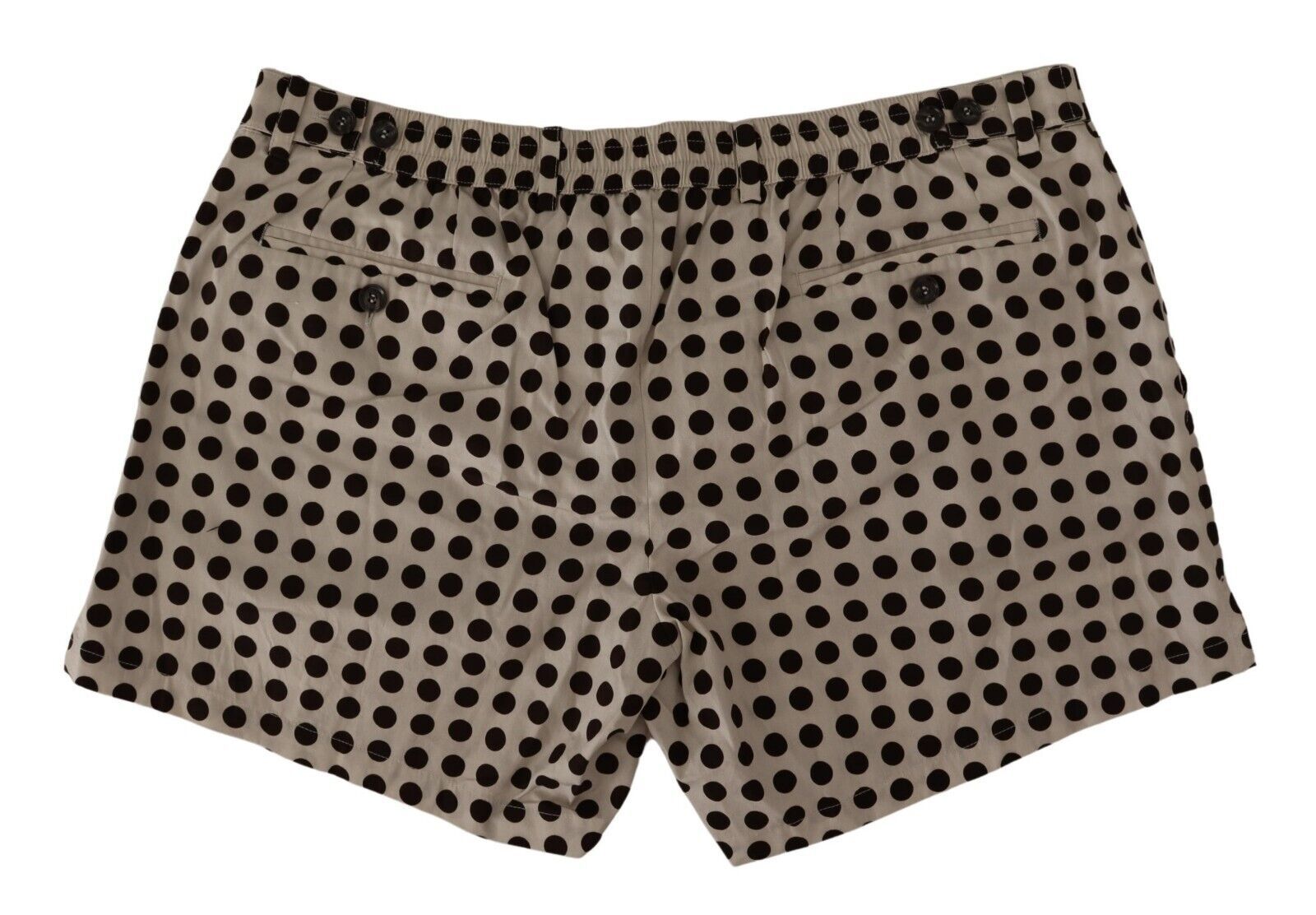 Elegant Polka Dot Cotton Shorts - ventzia