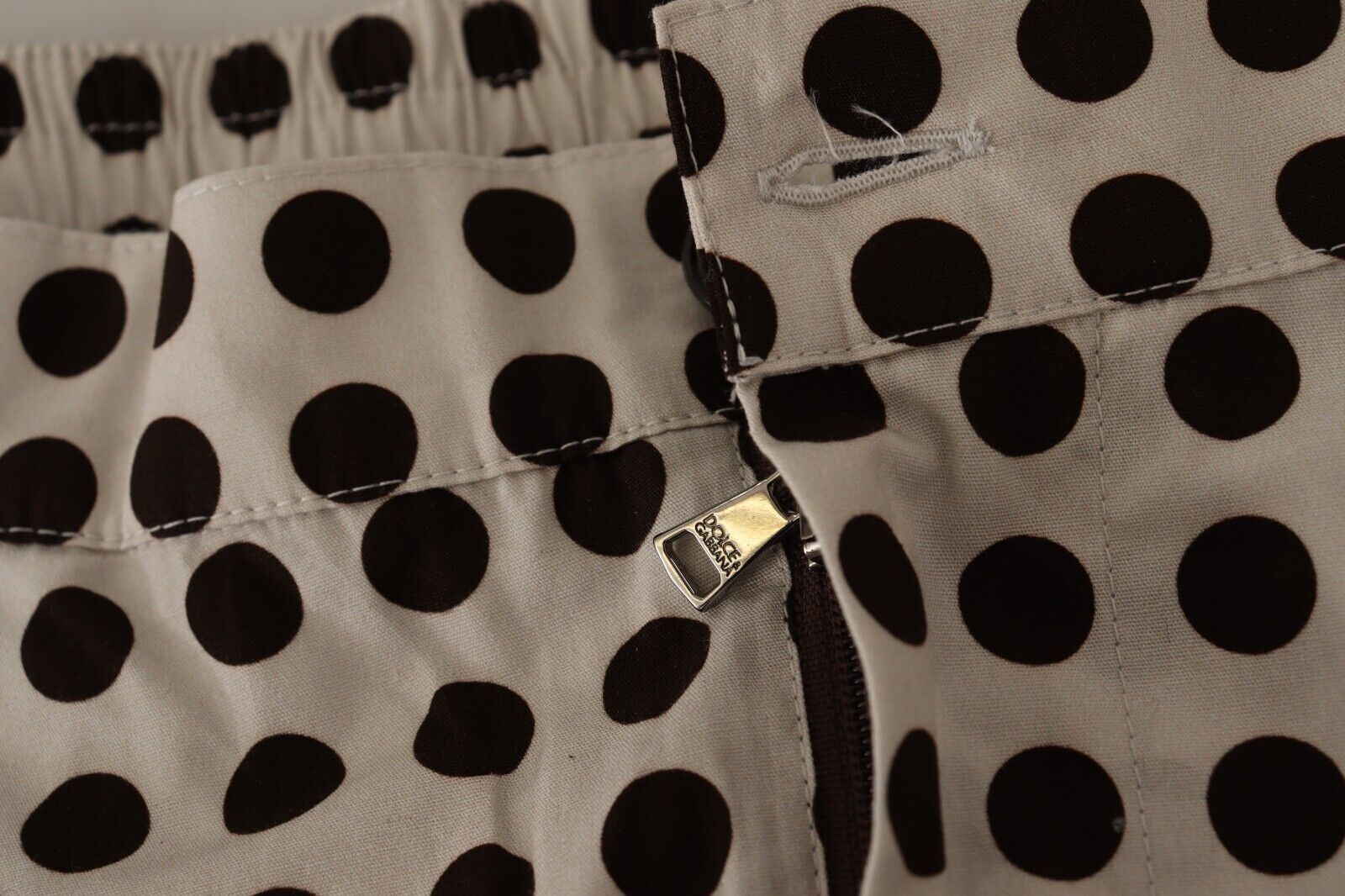Elegant Polka Dot Cotton Shorts - ventzia