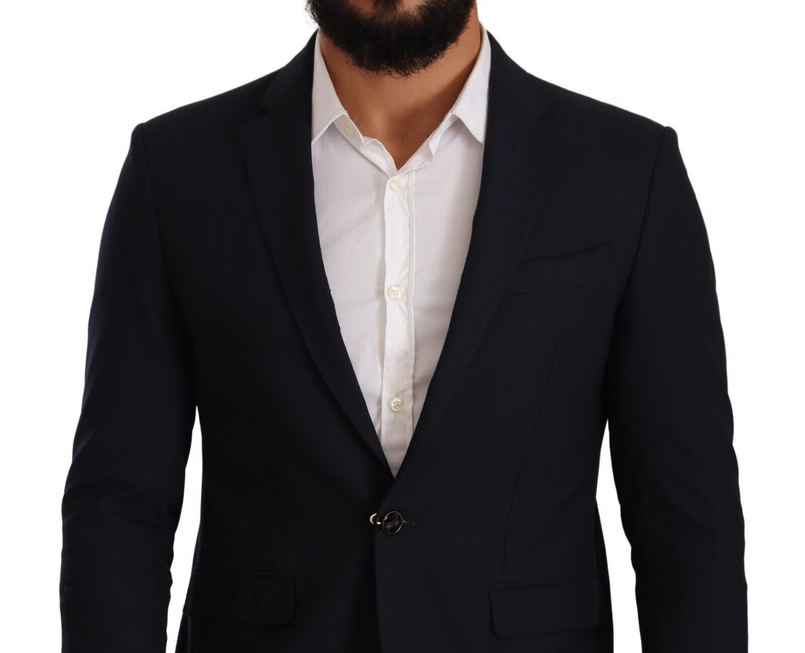 Elegant Single Breasted Black Jacket - ventzia