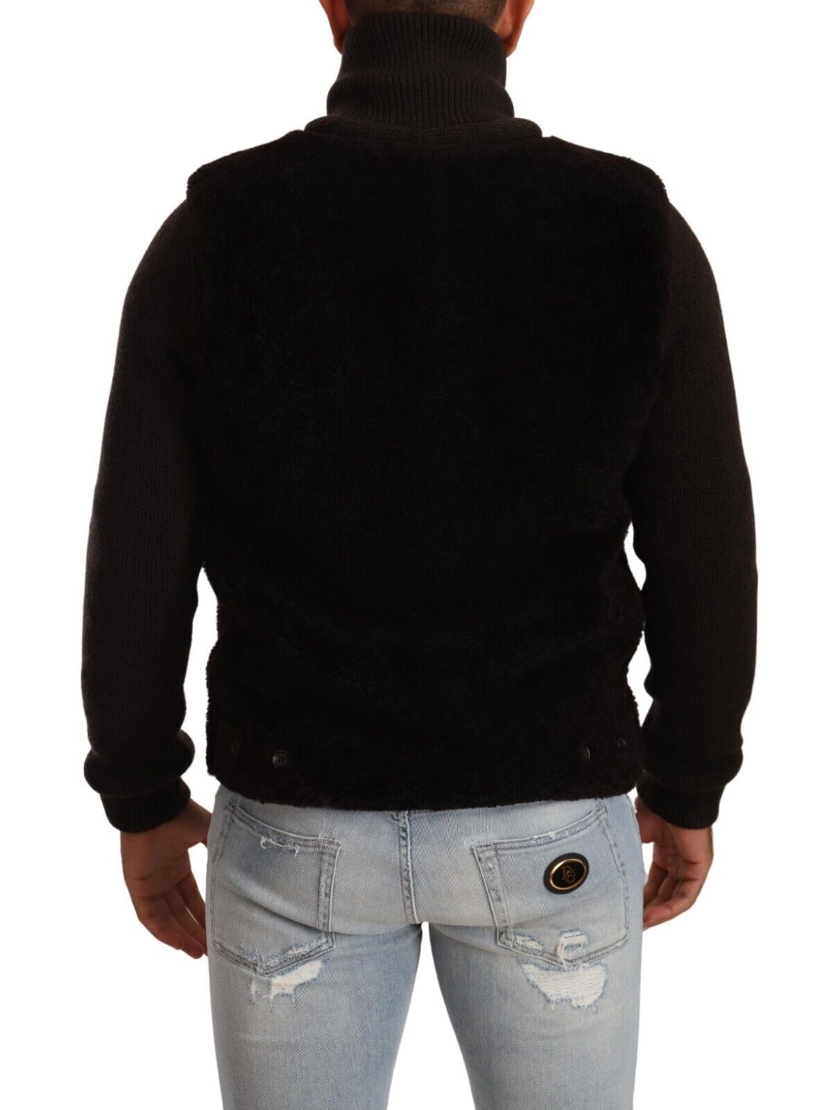 Elegant Leather Bomber Jacket - ventzia
