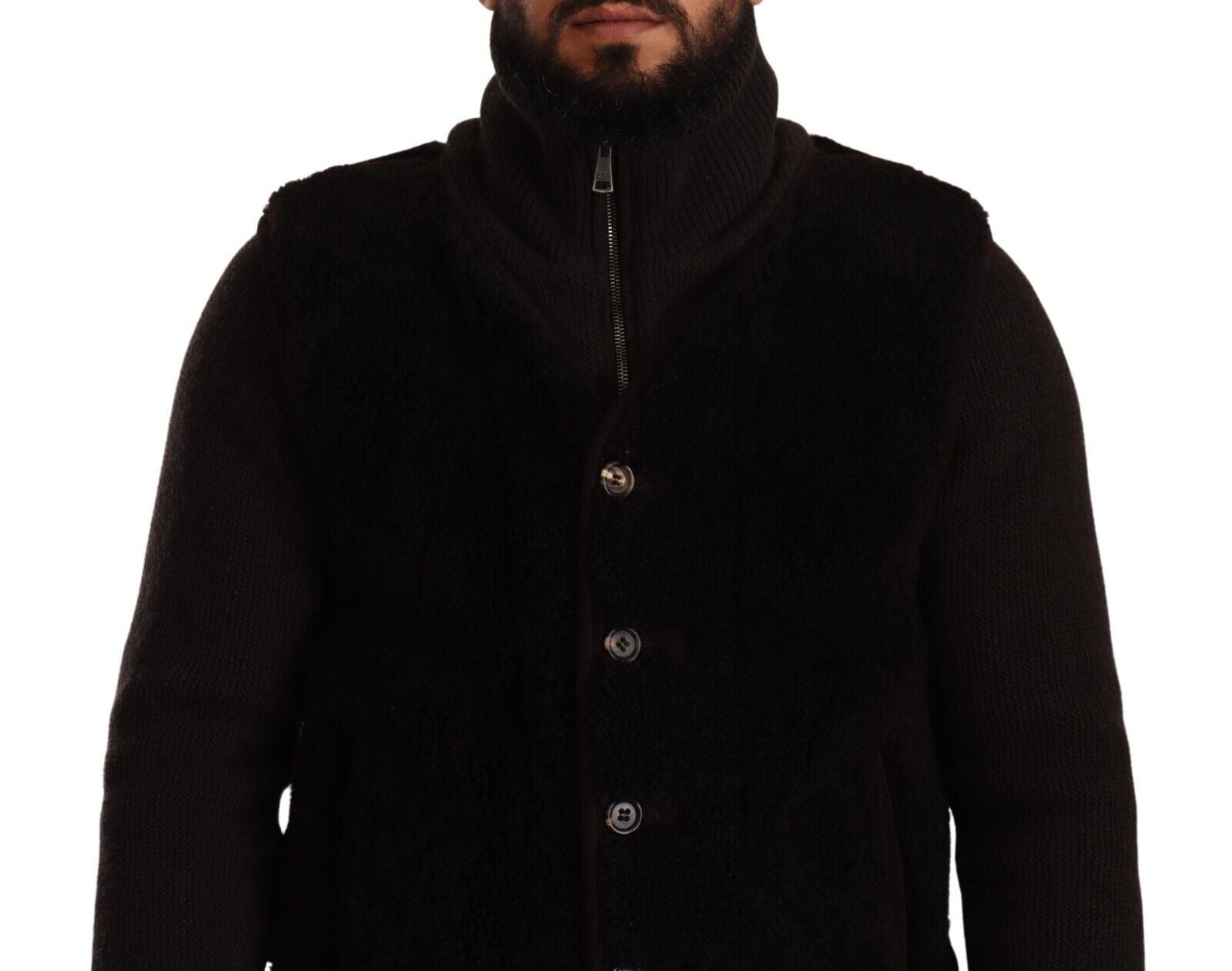 Elegant Leather Bomber Jacket - ventzia
