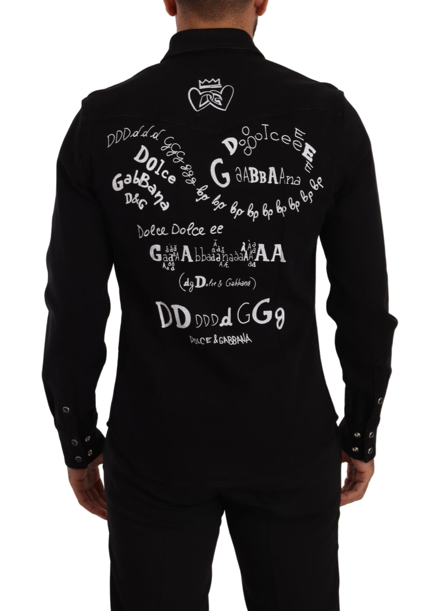 Slim Fit Casual Black Designer Shirt - ventzia
