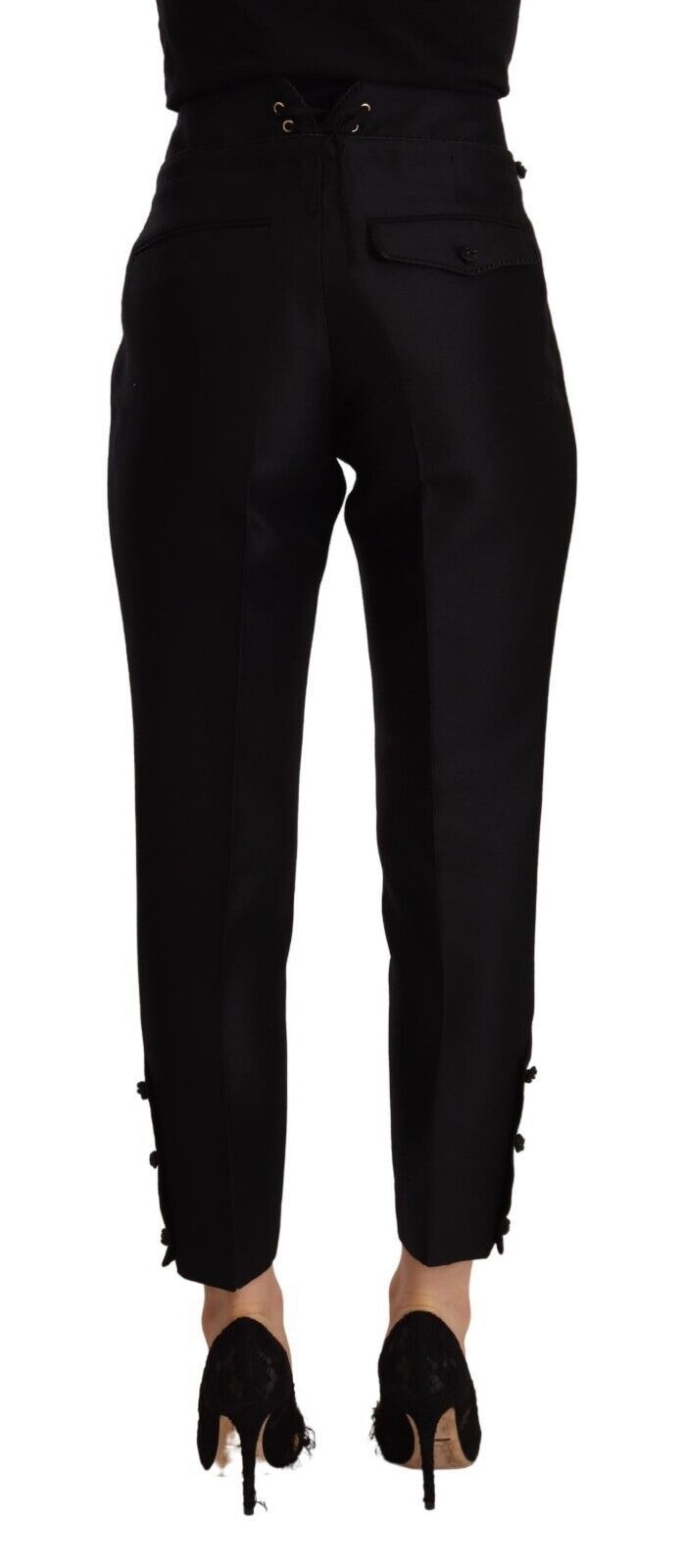 Elevated Elegance High-Waist Skinny Trousers - ventzia