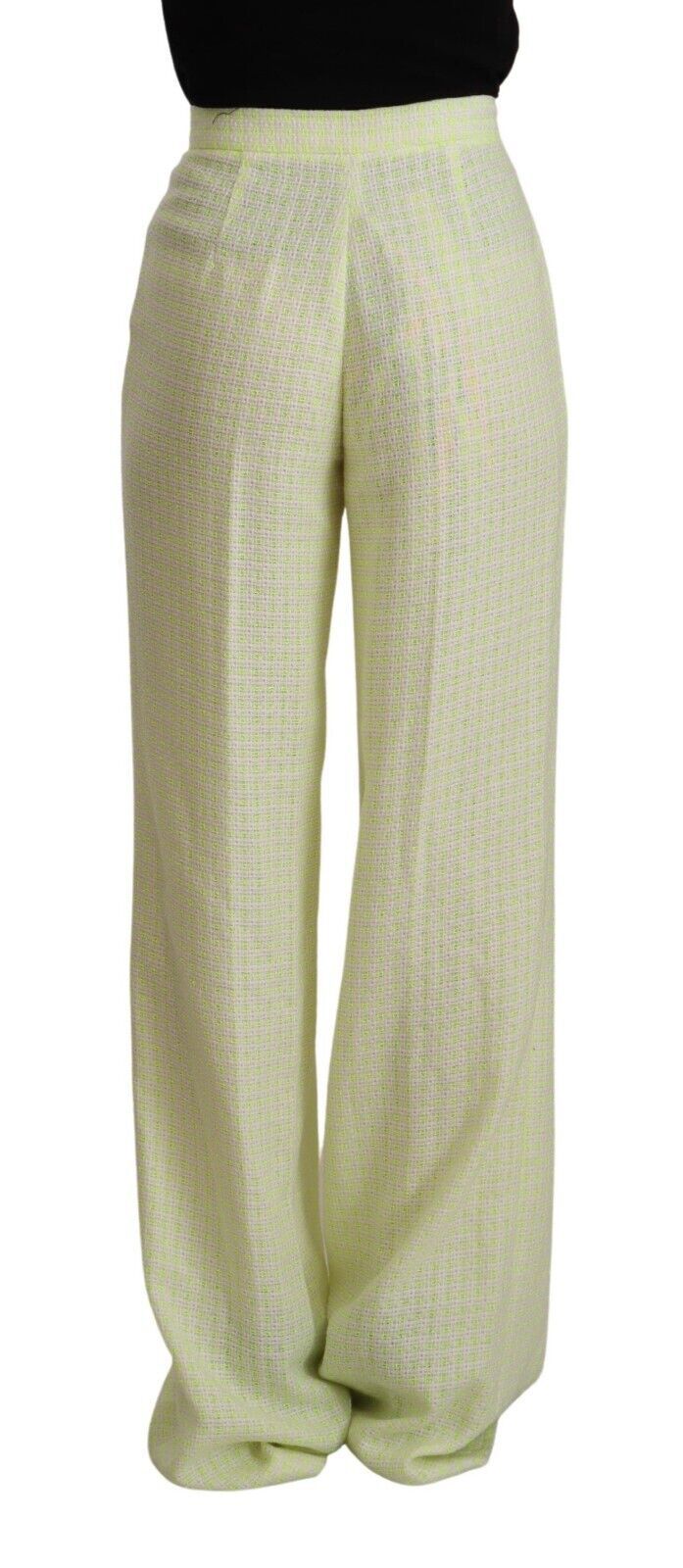 High-Waist Straight-Leg Chic Trousers - ventzia