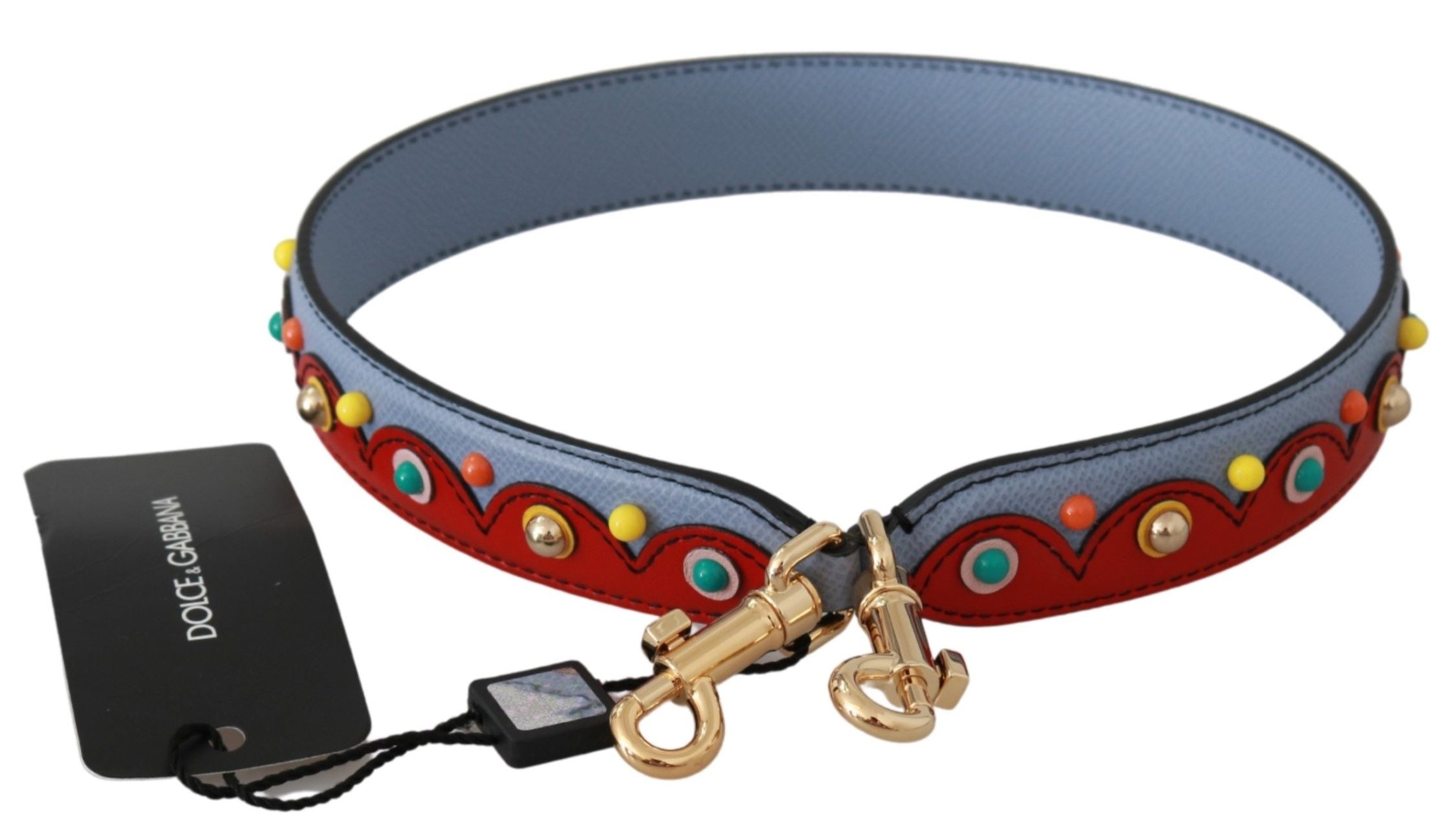 Elegant Multicolor Leather Shoulder Strap - ventzia
