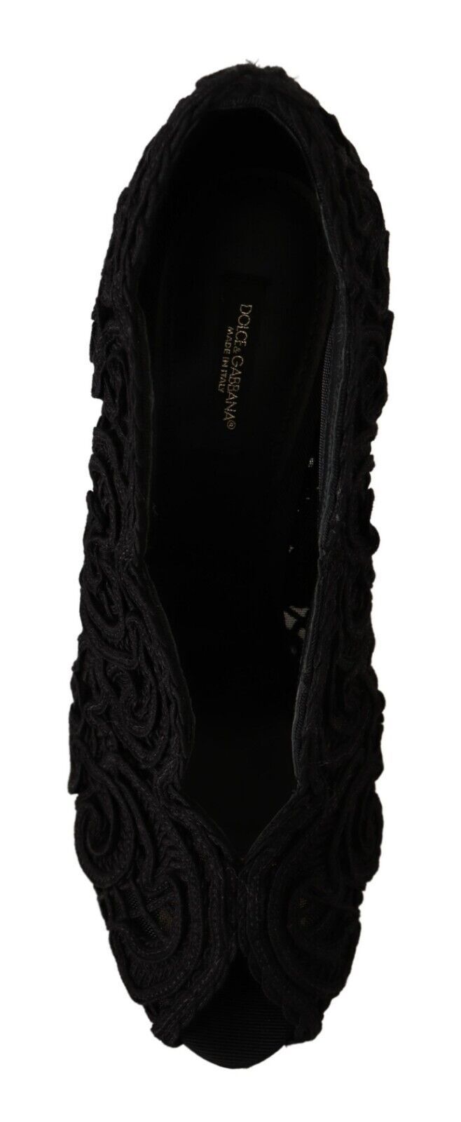 Elegant Black Lace Stiletto Heels - ventzia