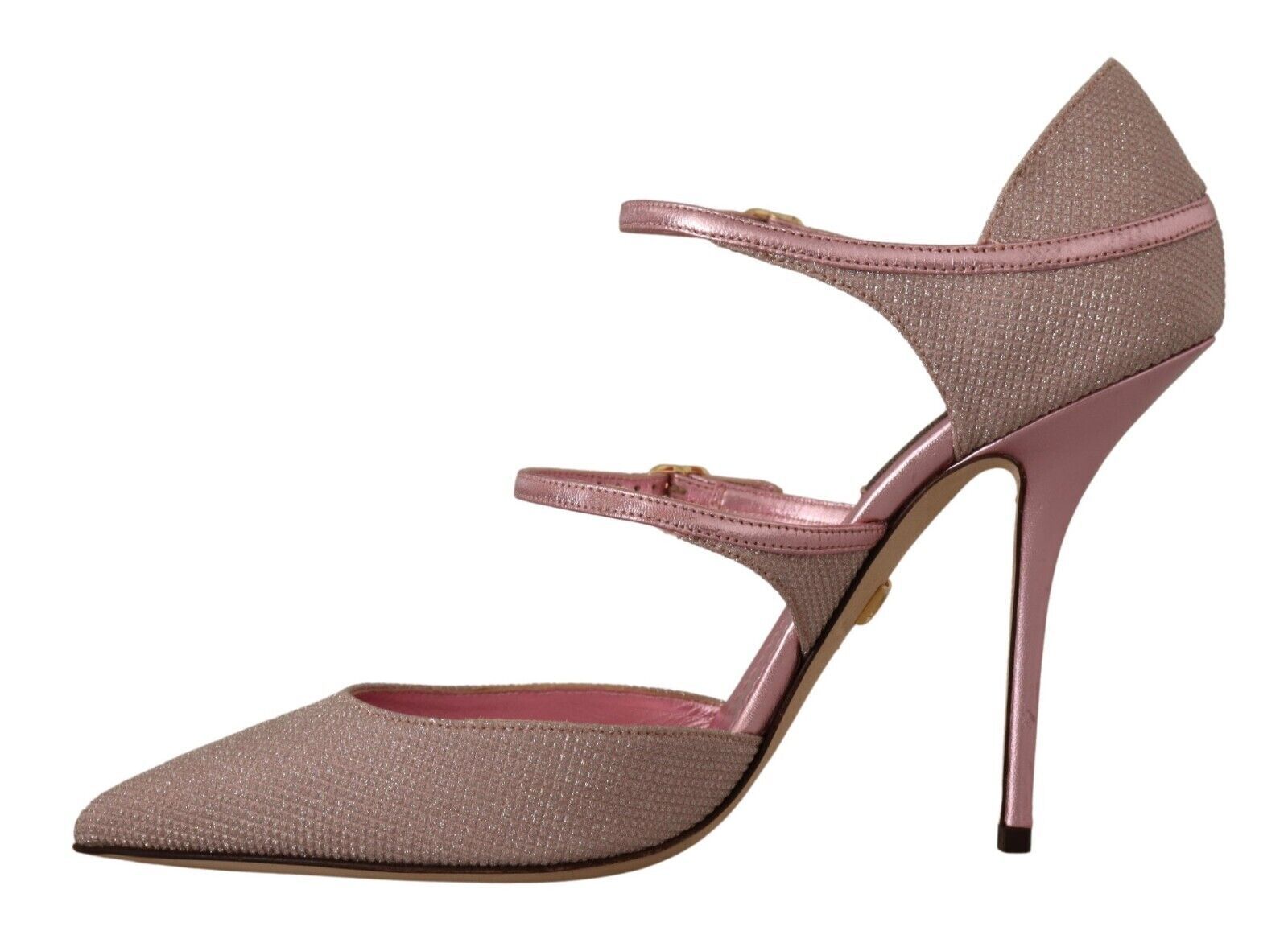 Pink Glitter High Heel Sandals - ventzia