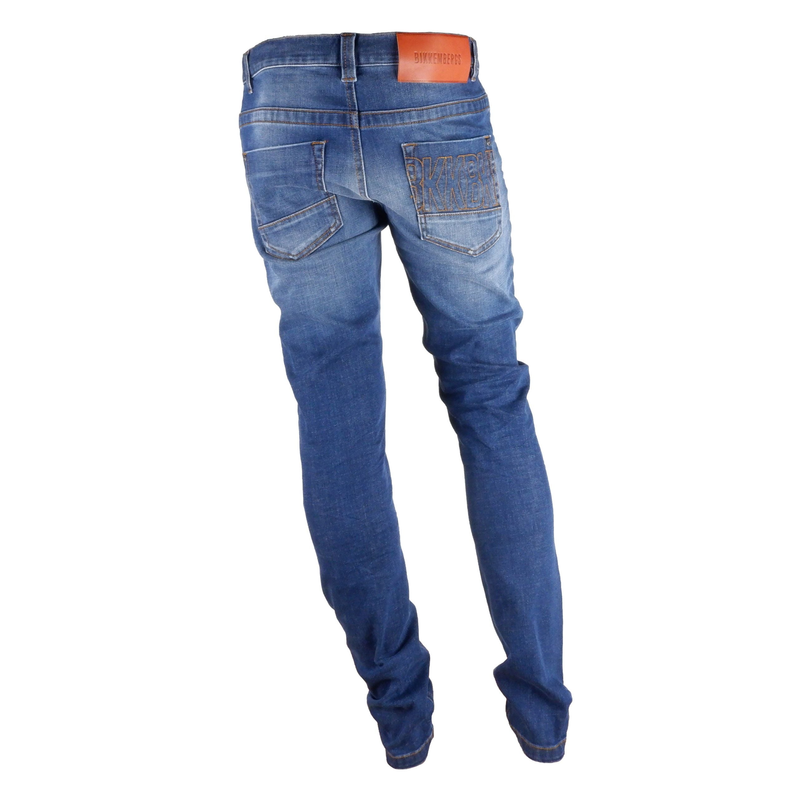 Sleek Dark Blue Regular Fit Jeans - ventzia