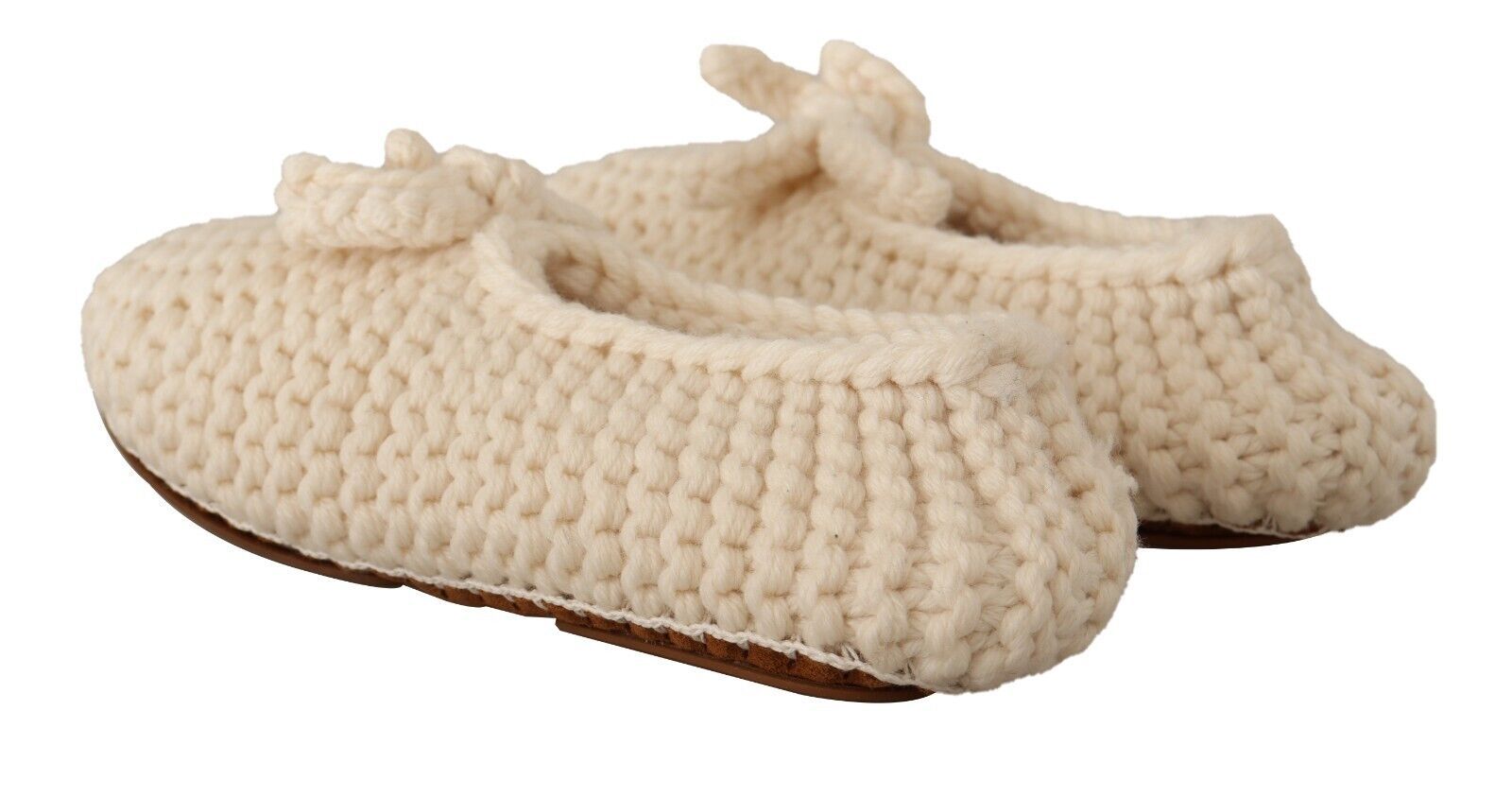 Chic Wool Knit Ballerina Flats - ventzia