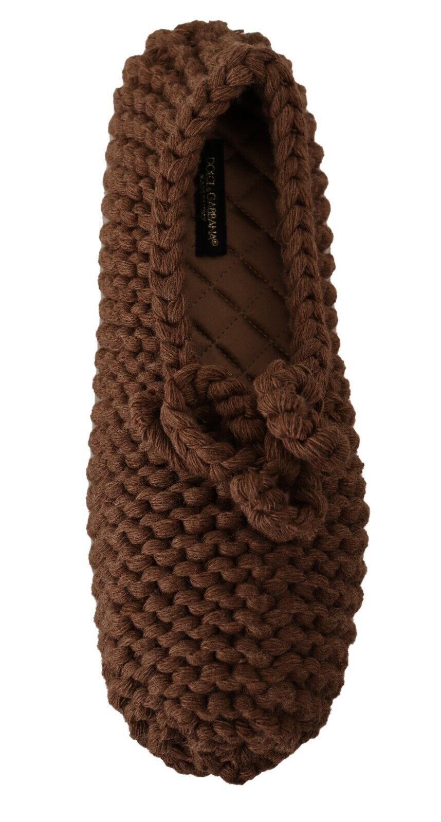 Elegant Wool Knit Ballerina Flats - ventzia
