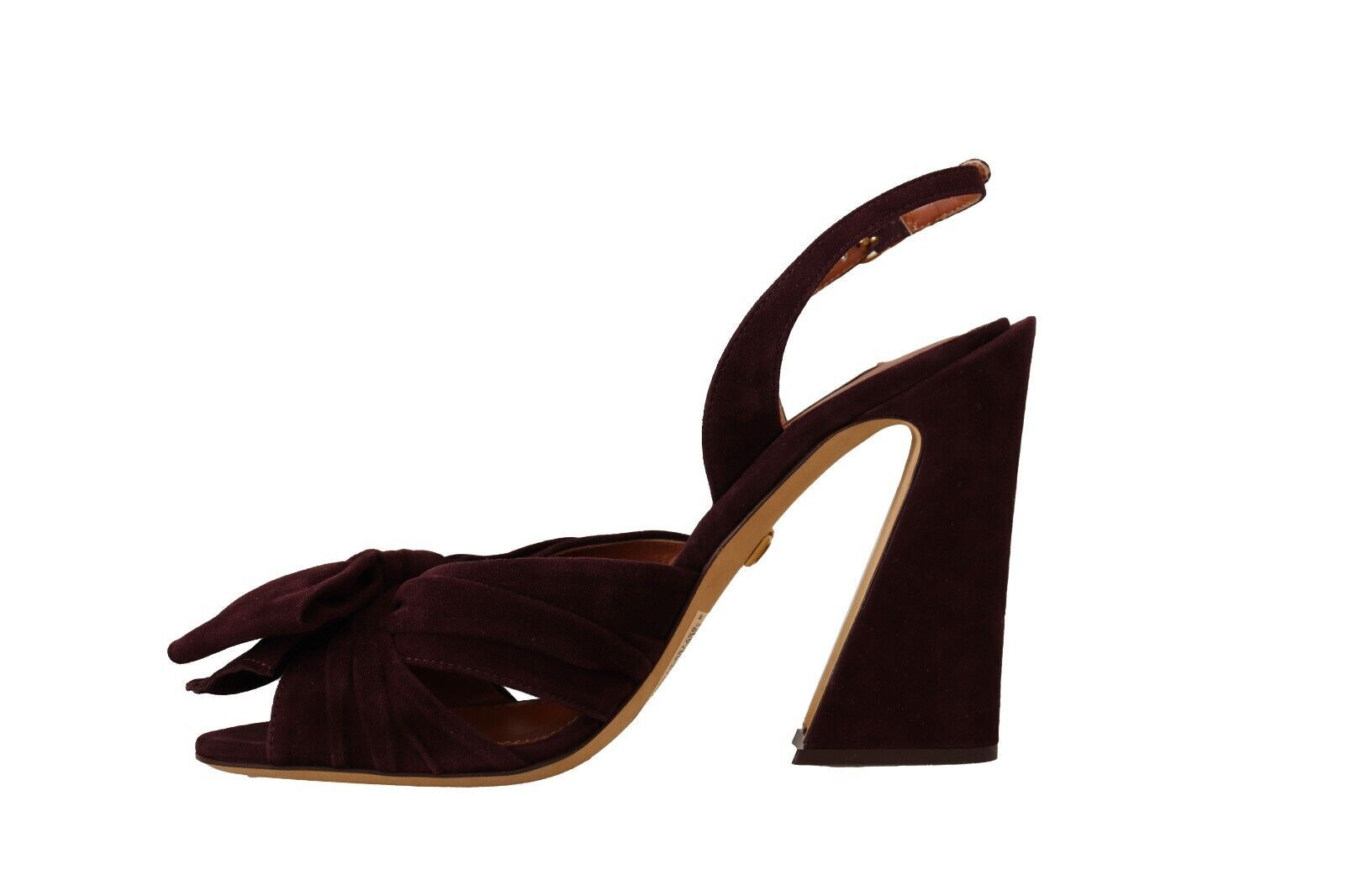 Elegant Purple Suede Heels Sandals - ventzia