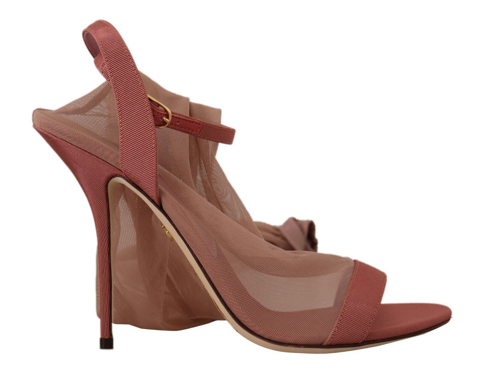 Elegant Pink Ankle Strap Heels Sandals - ventzia