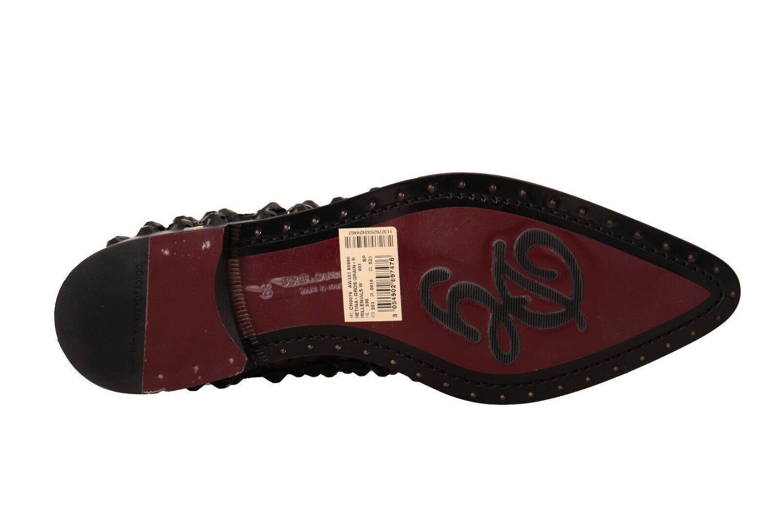 Elegant Gros Grain Lace-Up Jeweled Flats - ventzia