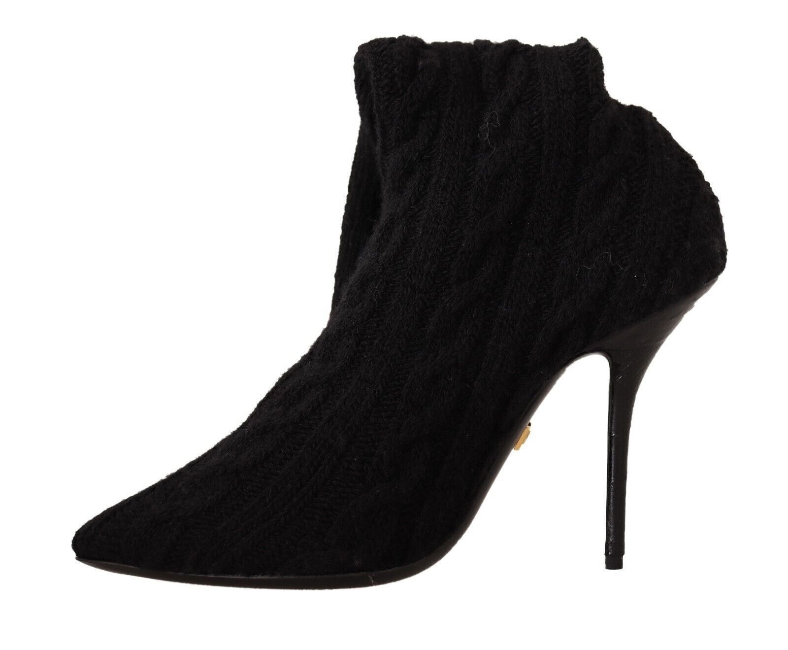 Elegant Stretch Sock Boots in Black - ventzia