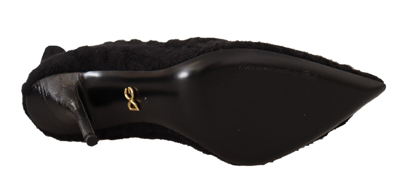 Elegant Stretch Sock Boots in Black - ventzia