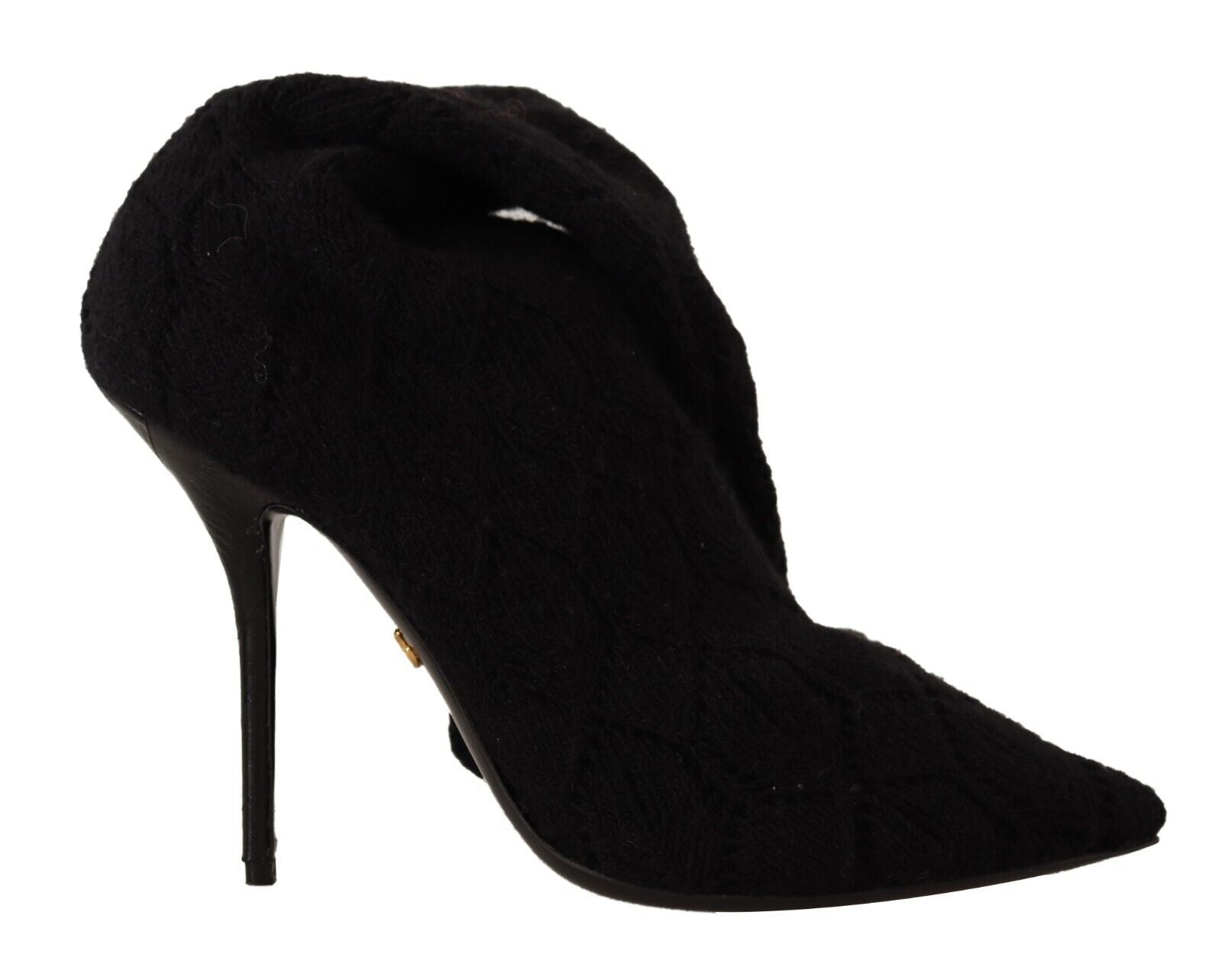 Elegant Black Stretch Socks Boots - ventzia