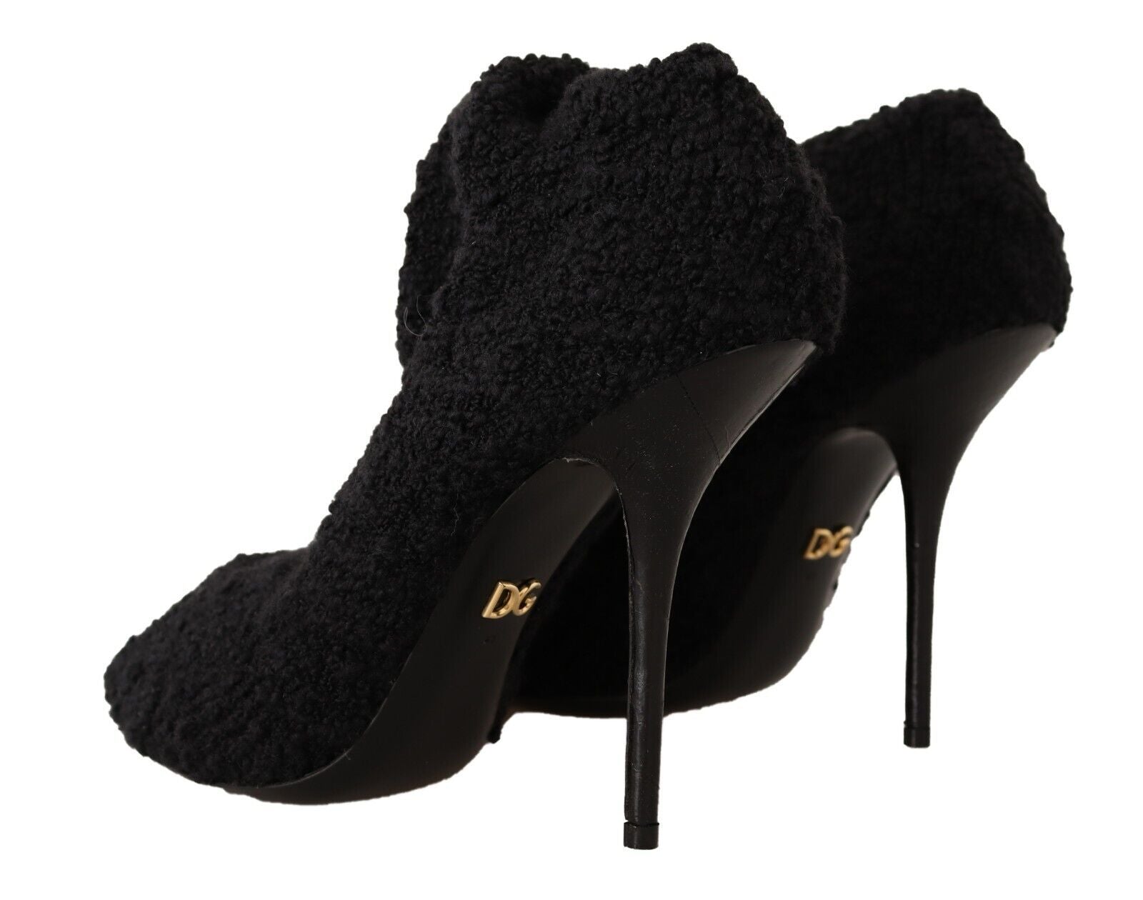 Chic Black Stretch Sock Boots - ventzia