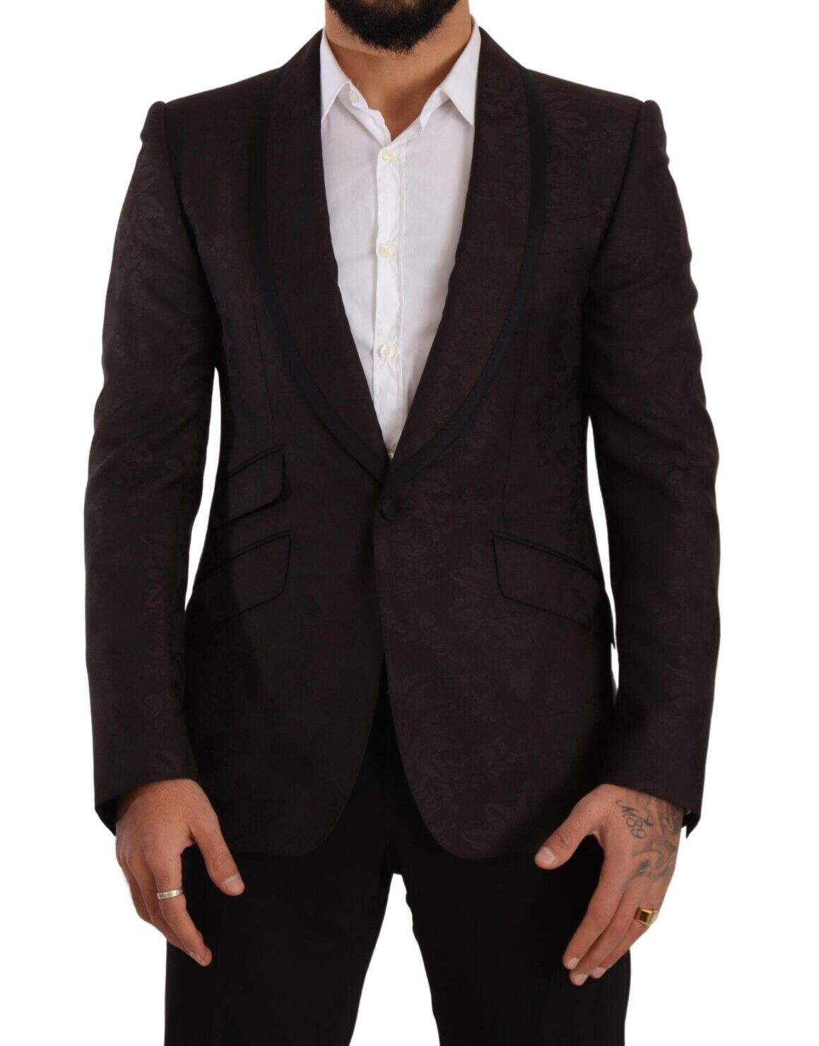 Sicilian Elegance Single-Breasted Blazer - ventzia