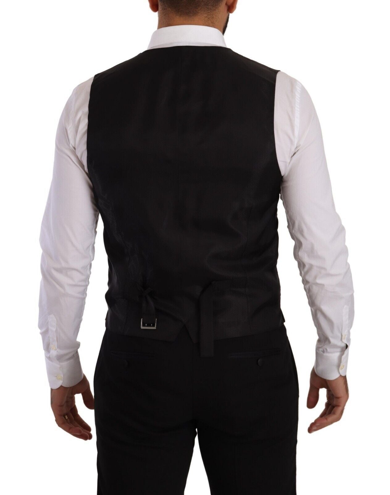 Sicilia Slim Fit Black Suit Ensemble - ventzia