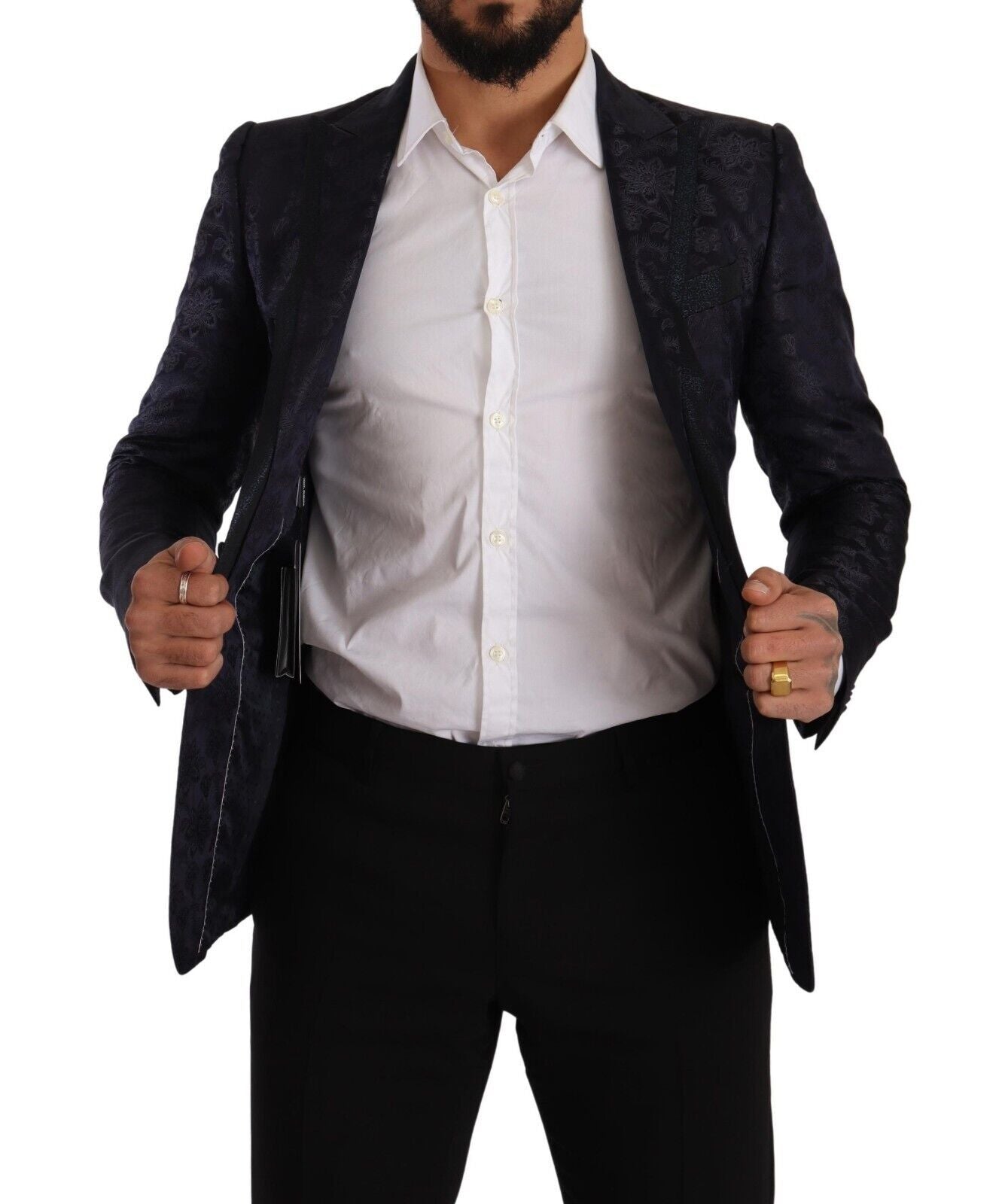 Elegant Dark Blue MARTINI Formal Blazer - ventzia