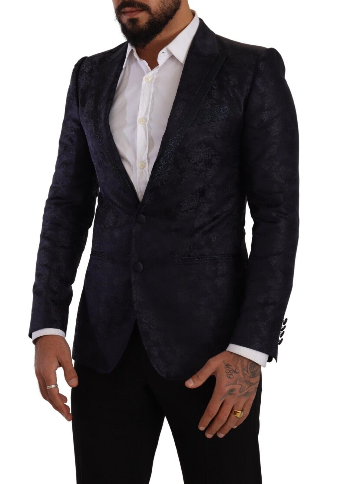 Elegant Dark Blue MARTINI Formal Blazer - ventzia