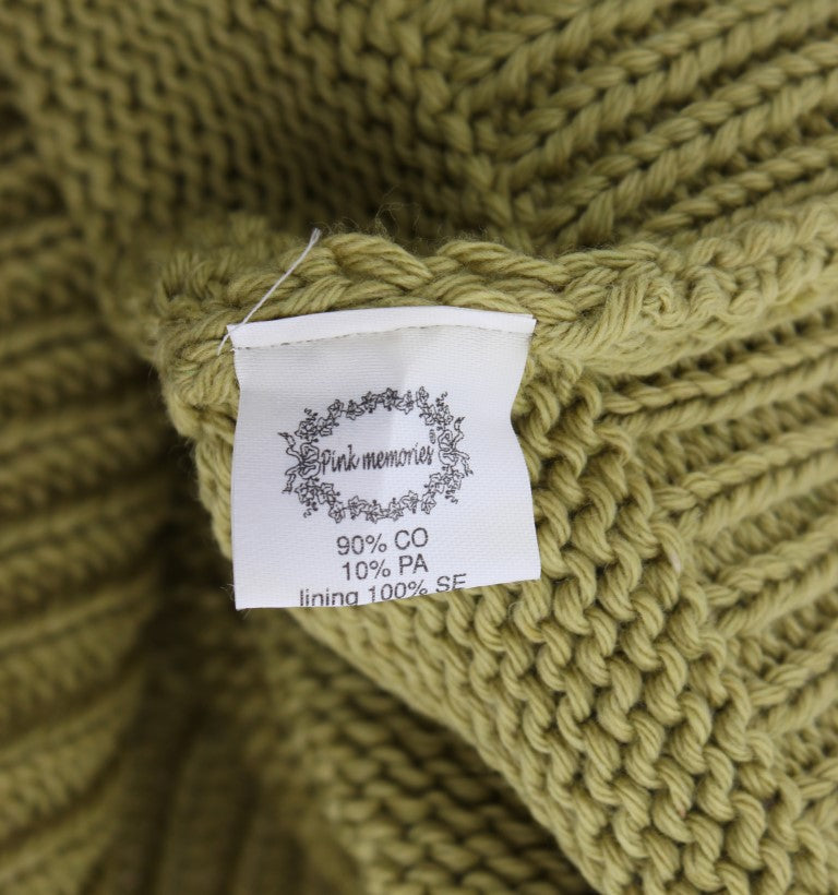 Elegant Green Sleeveless Vest Sweater - ventzia