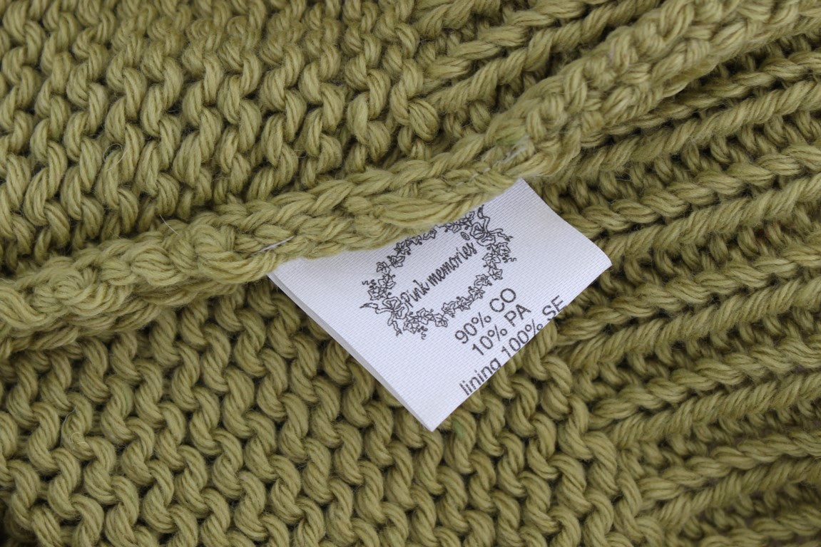 Elegant Green Knit Sleeveless Vest Sweater - ventzia