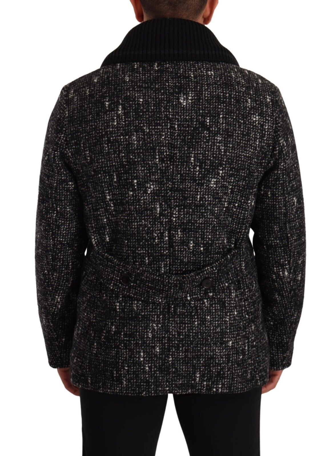 Chic Double Breasted Wool Blend Overcoat - ventzia