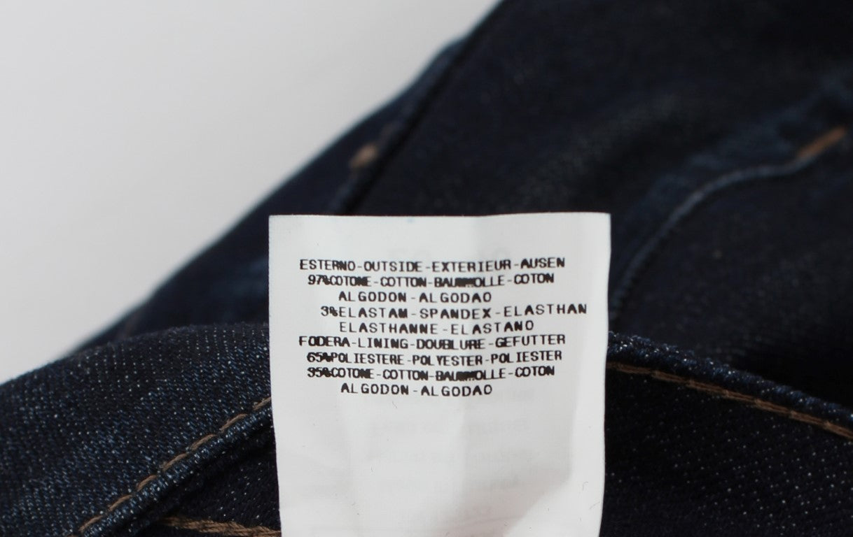 Chic Slim Fit Skinny Blue Jeans - ventzia