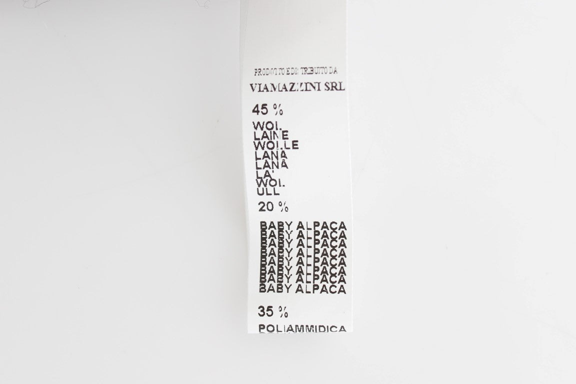 Chic Cropped Alpaca Wool Sweater - ventzia