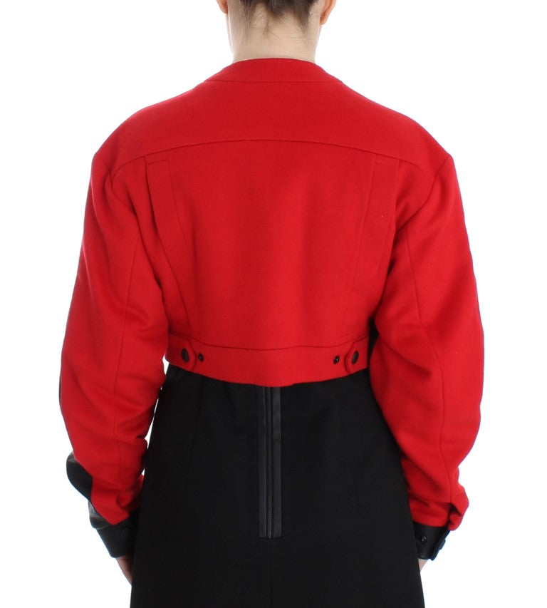 Elegant Cropped Artisan Jacket - ventzia